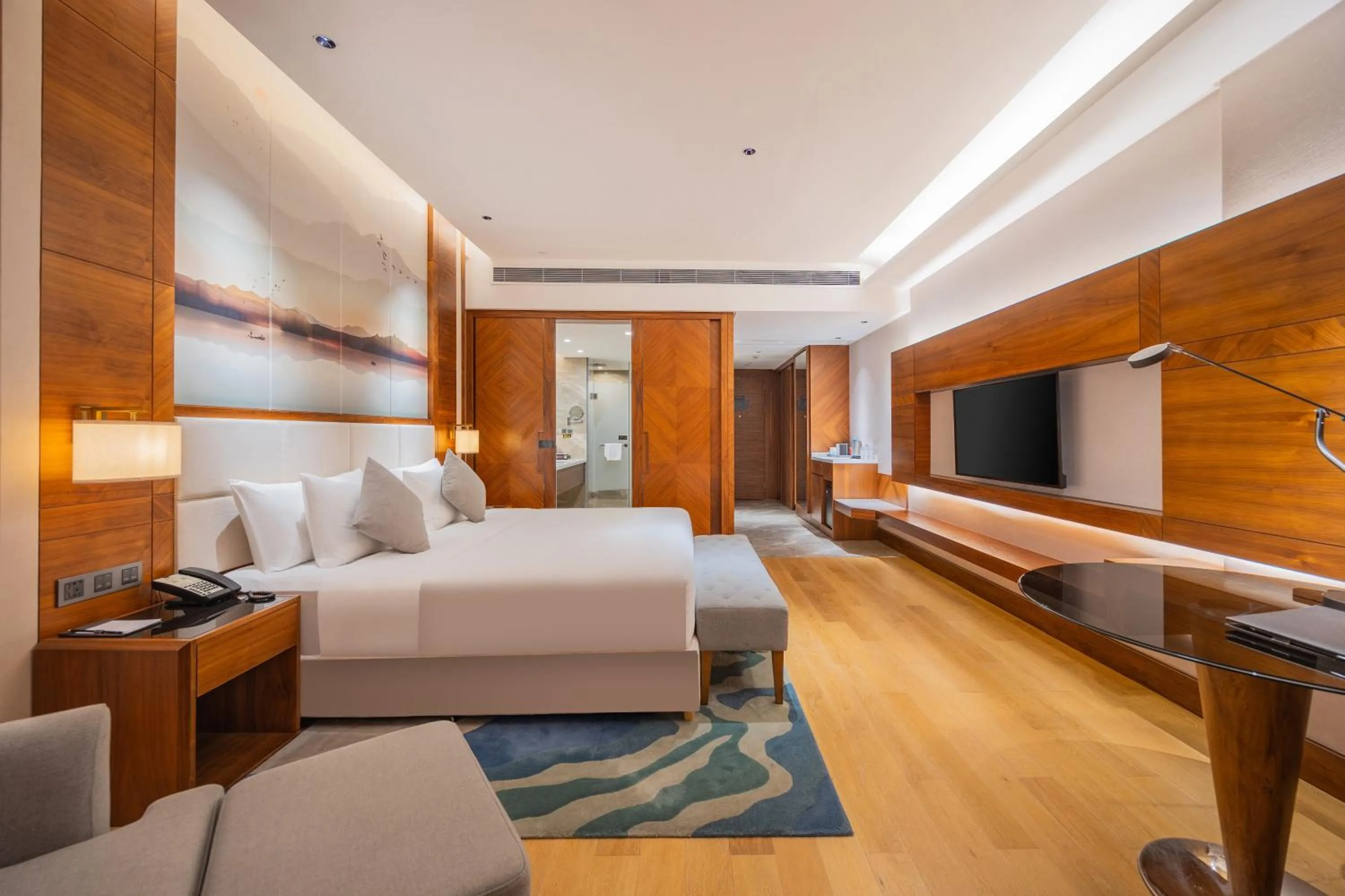 Bedroom, Bed in Deyang Hamring Hotel