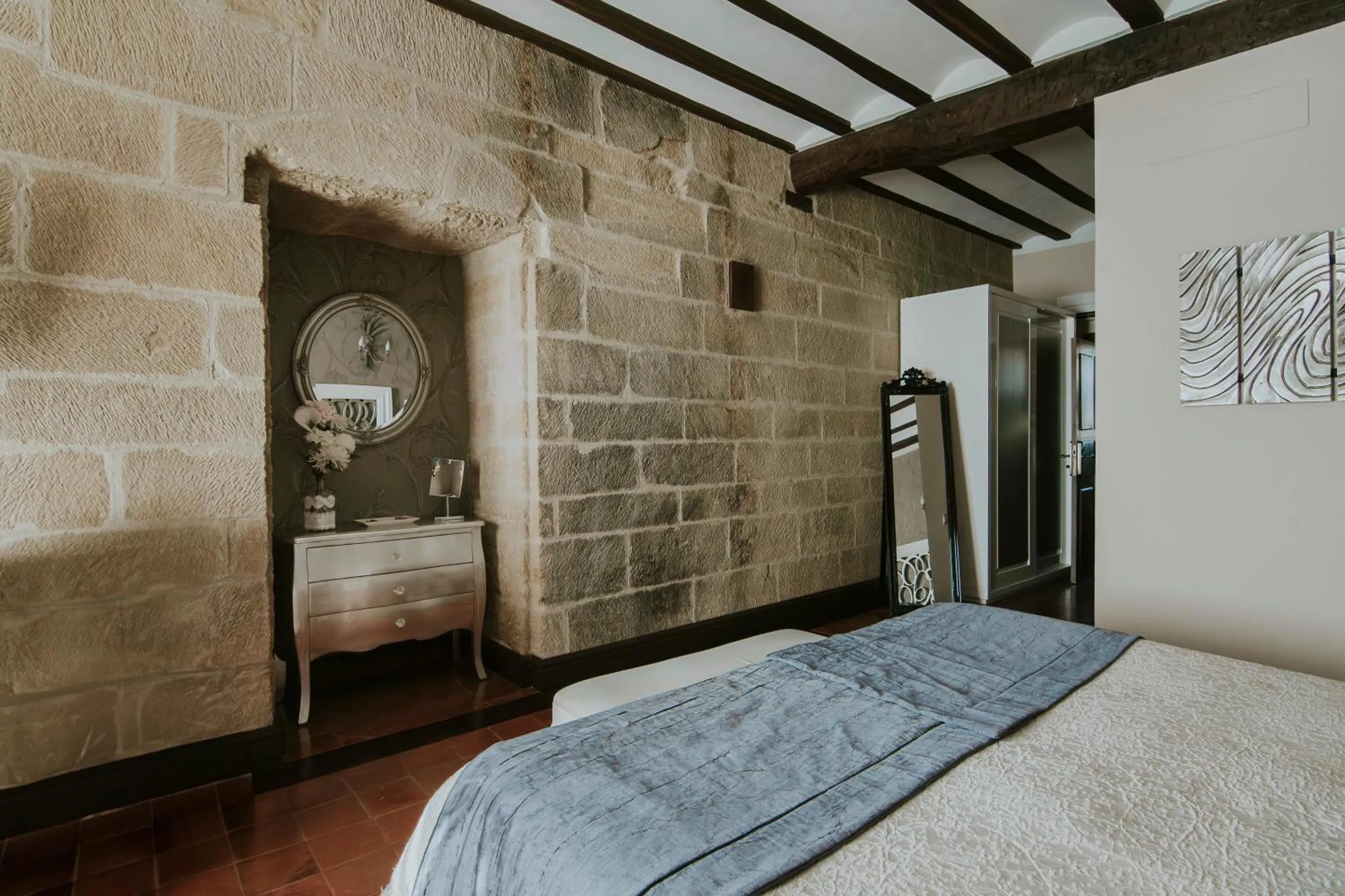 Bed in Hospedería Palacio de Casafuerte