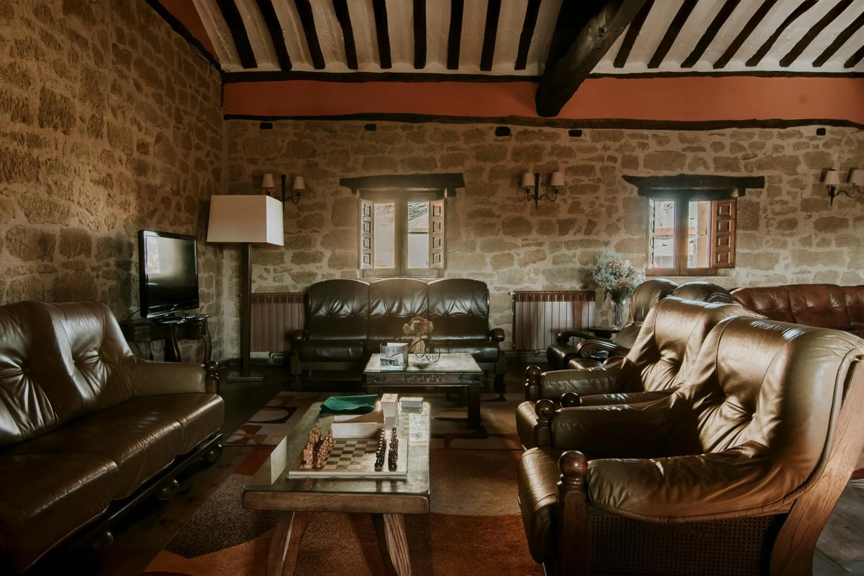 Living room in Hospedería Palacio de Casafuerte