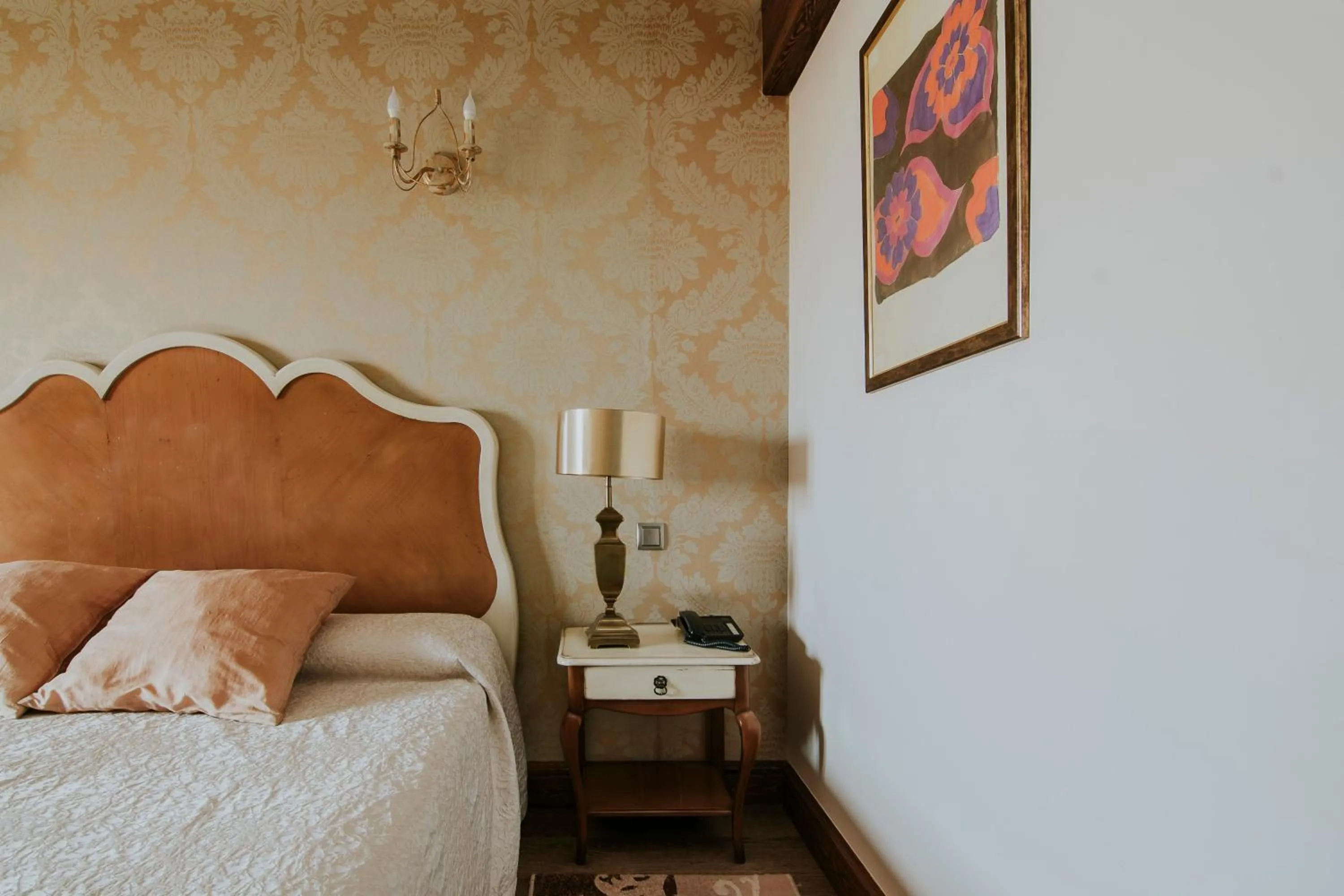 Bed in Hospedería Palacio de Casafuerte