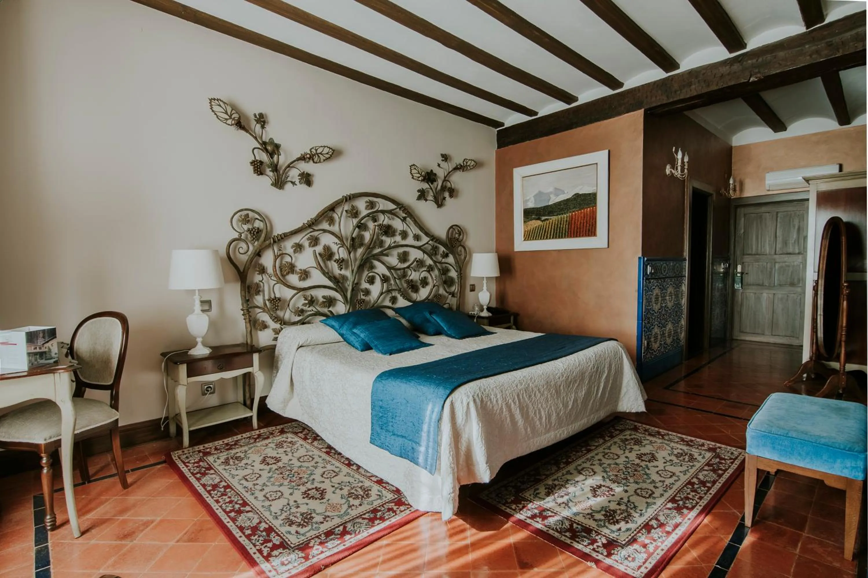 Bed in Hospedería Palacio de Casafuerte