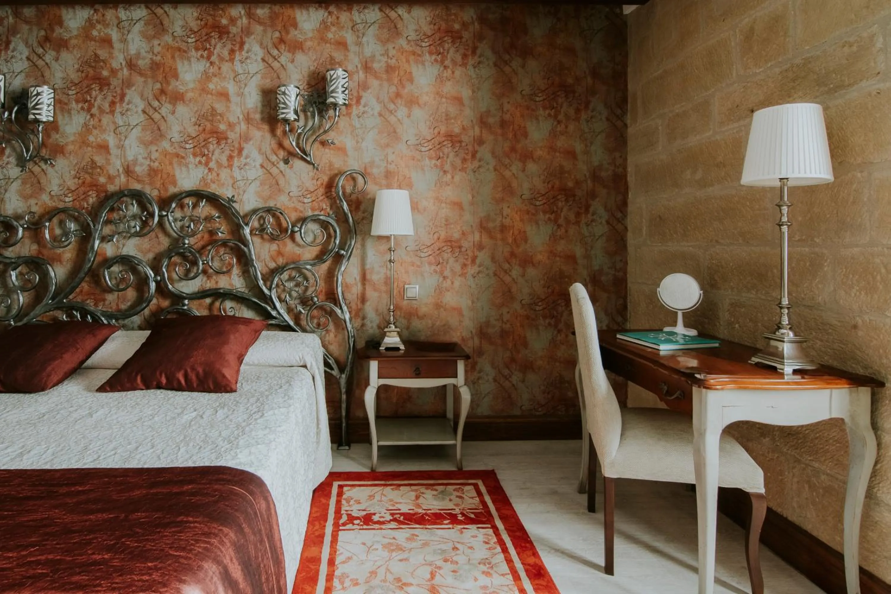 Bed in Hospedería Palacio de Casafuerte