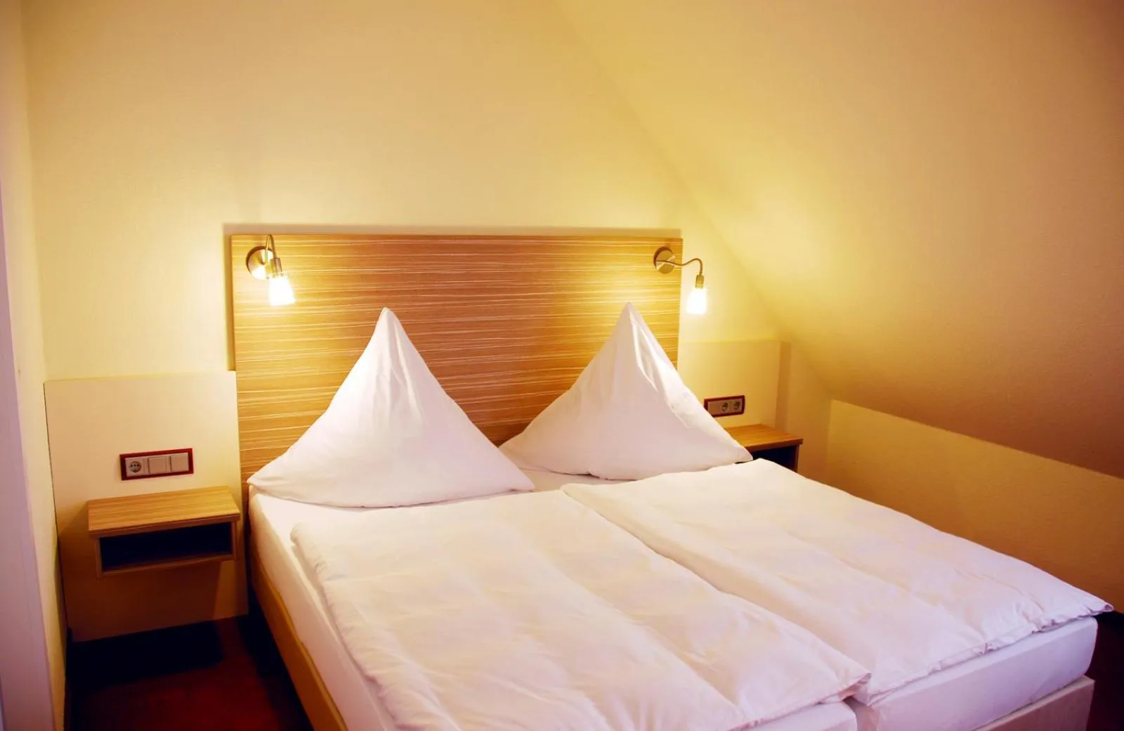 Decorative detail, Bed in Hotel Mühleneck