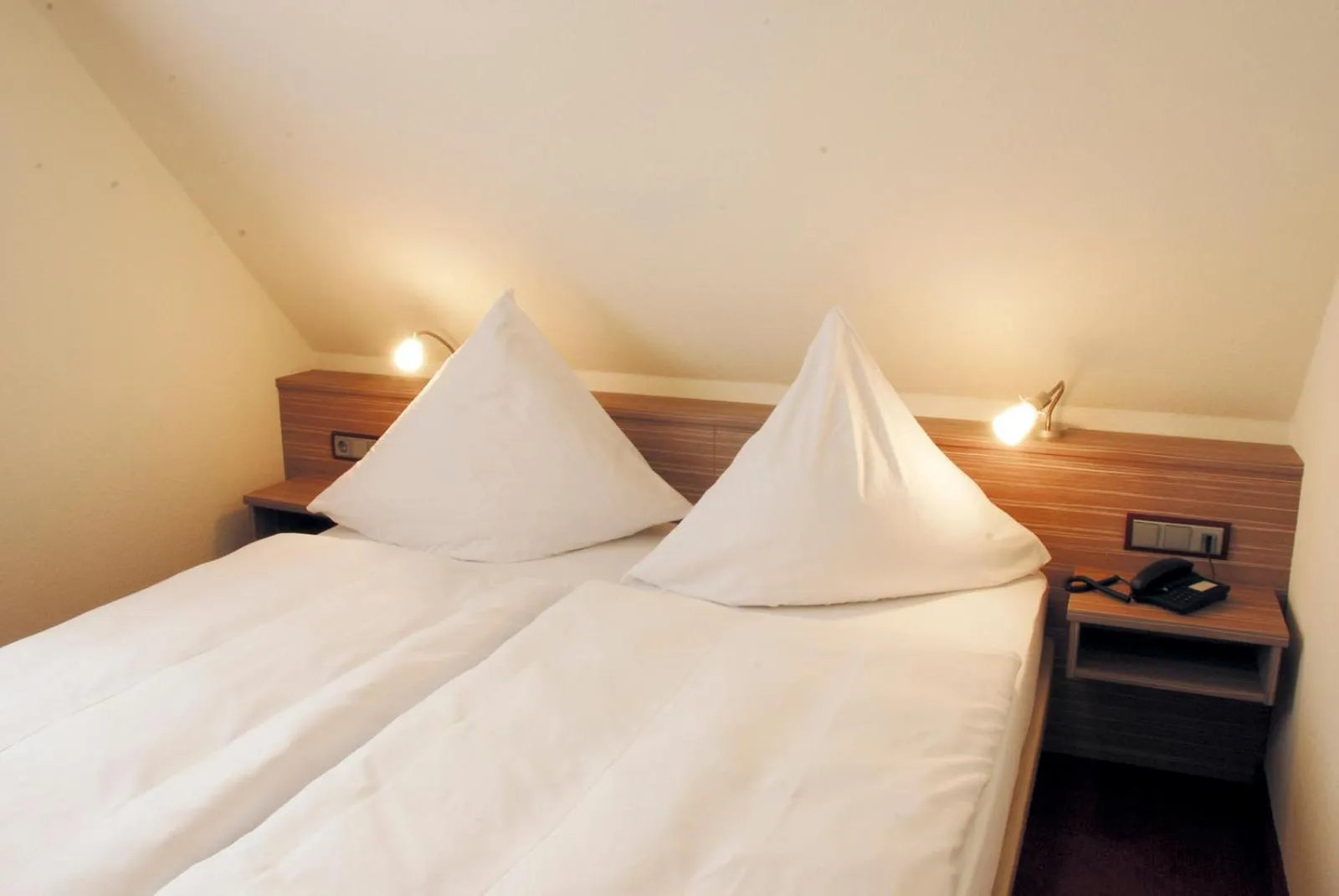 Decorative detail, Bed in Hotel Mühleneck