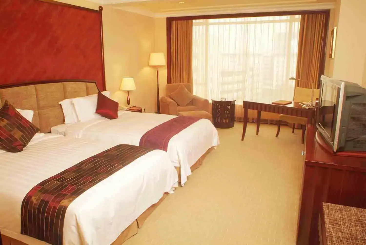 Bed in The Royal Marina Plaza Hotel Guangzhou Bed in The Royal Marina Plaza Hotel Guangzhou