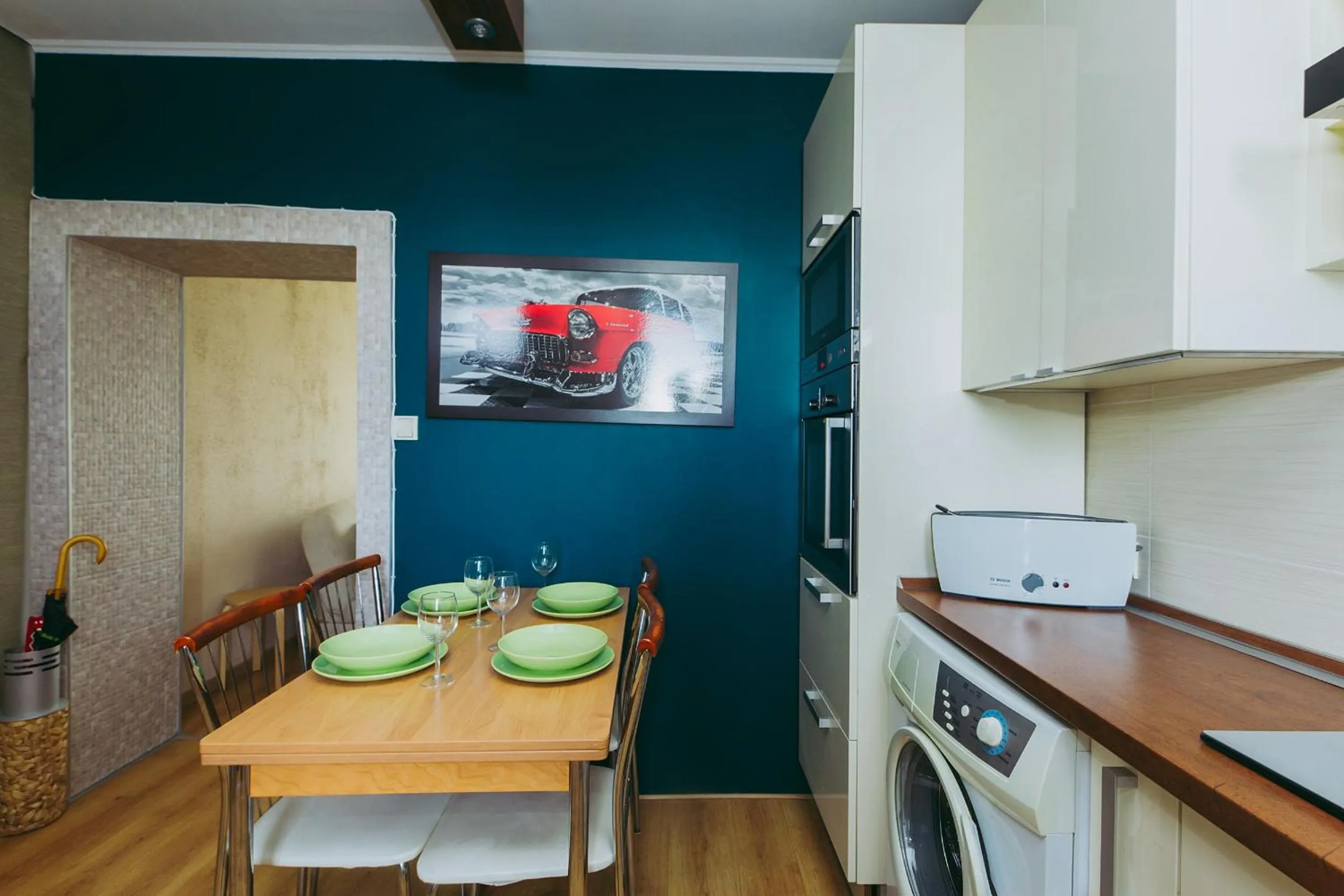 Kitchen or kitchenette in ShortStayPoland Leszno (B53)