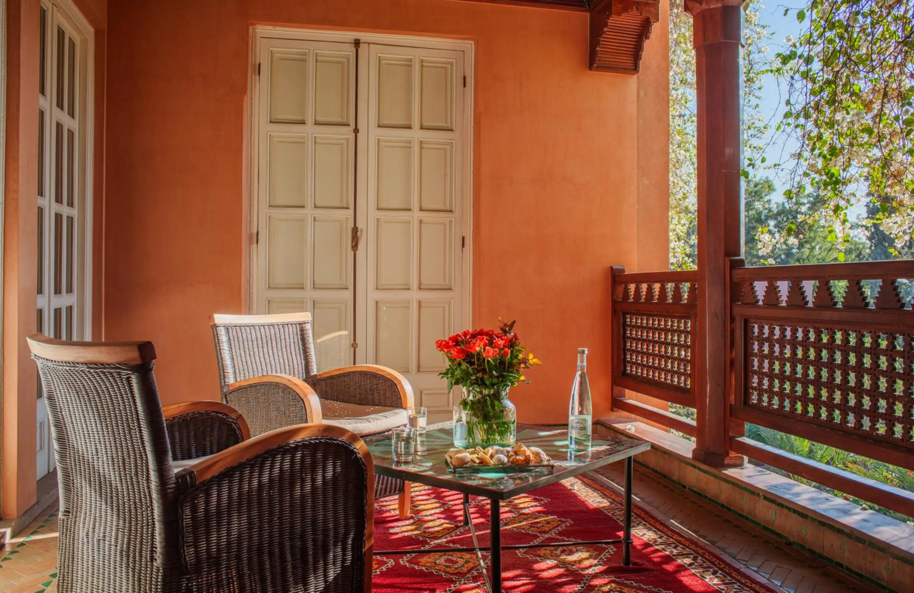 Balcony/Terrace in Dar Rhizlane, Palais Table d'hôtes & SPA