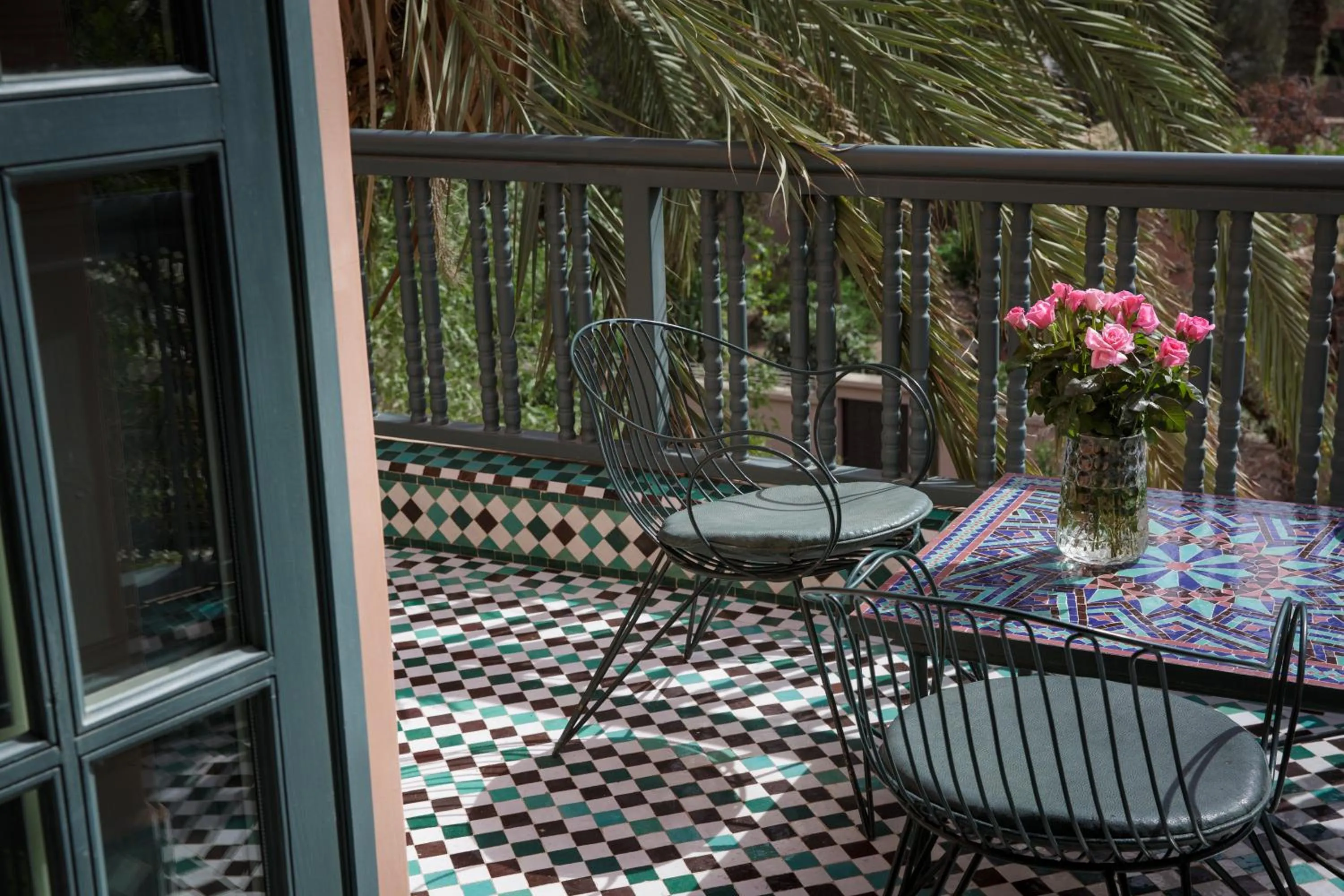 Patio in Dar Rhizlane, Palais Table d'hôtes & SPA