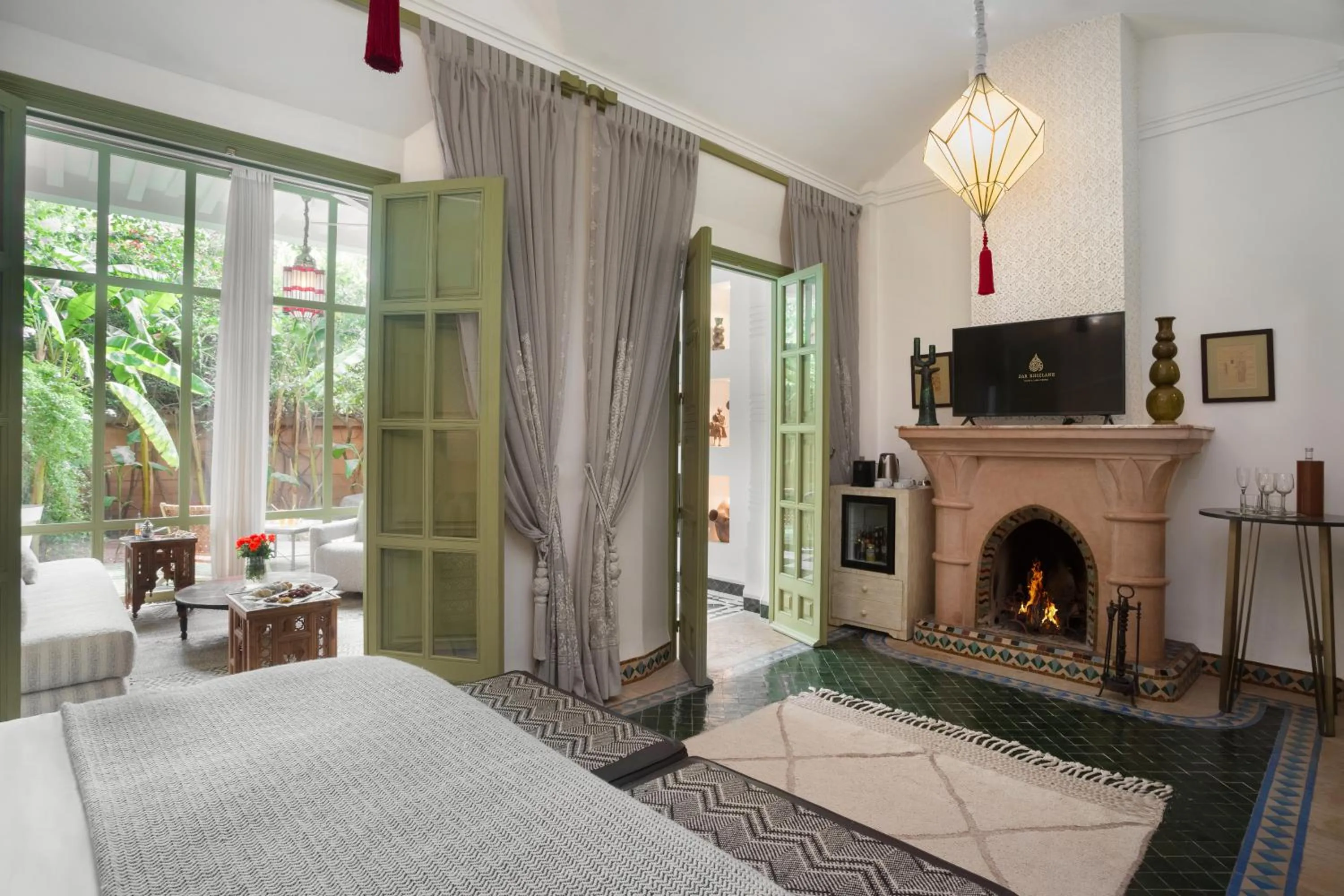 Living room in Dar Rhizlane, Palais Table d'hôtes & SPA