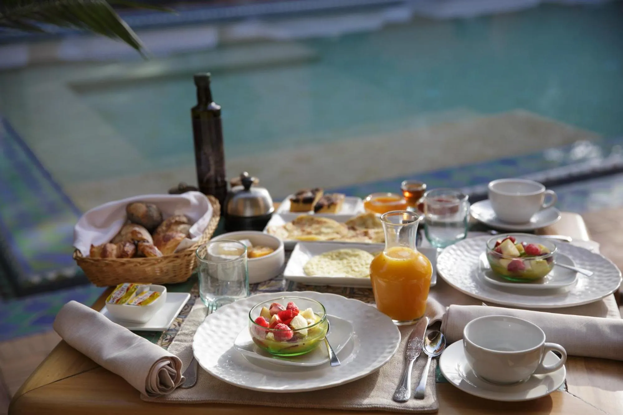 Breakfast in Dar Rhizlane, Palais Table d'hôtes & SPA
