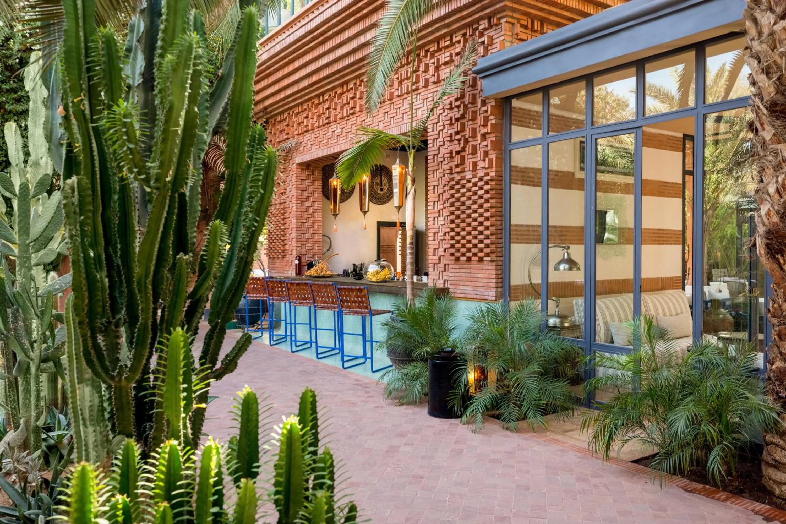 Lounge or bar in Dar Rhizlane, Palais Table d'hôtes & SPA