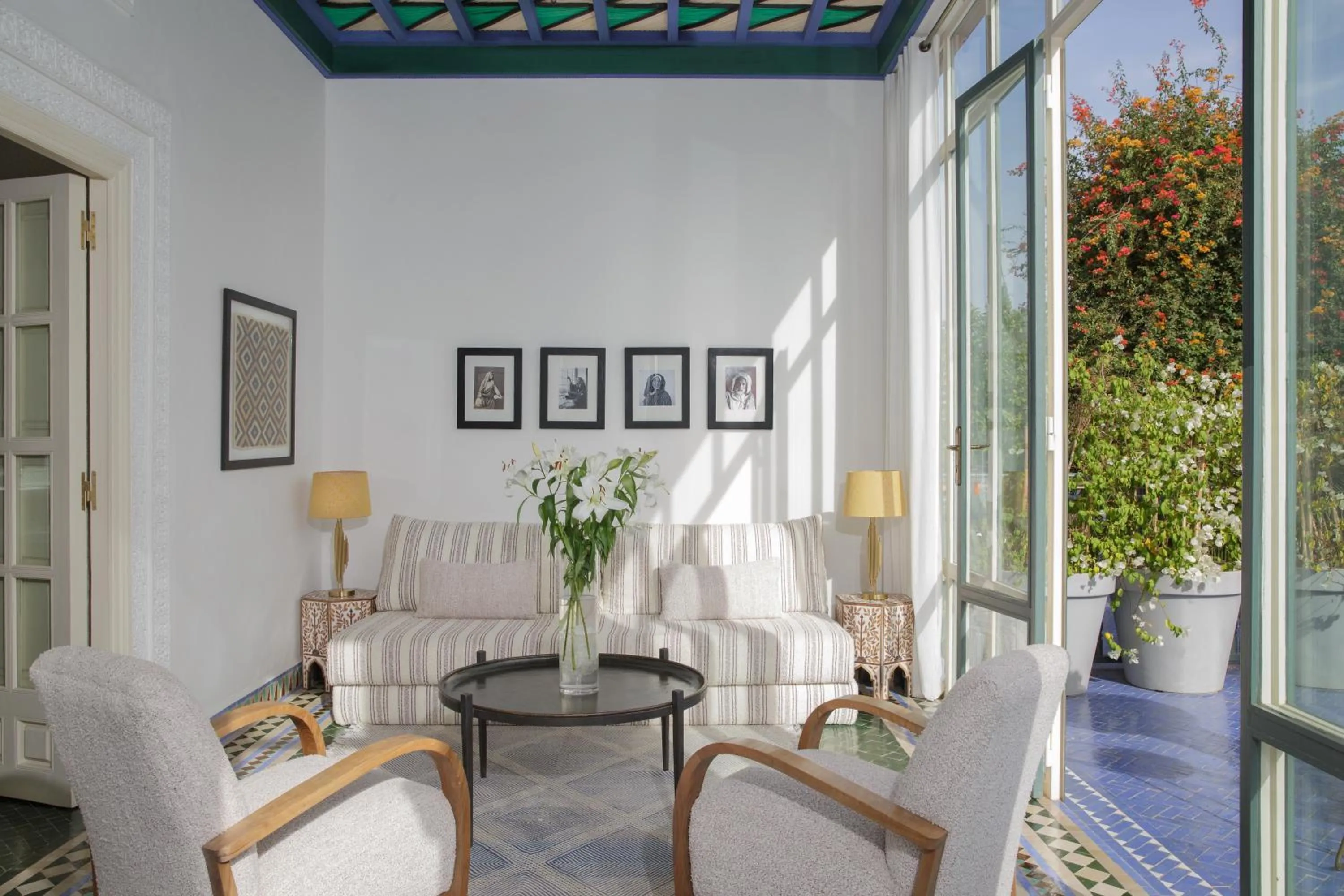 Patio in Dar Rhizlane, Palais Table d'hôtes & SPA