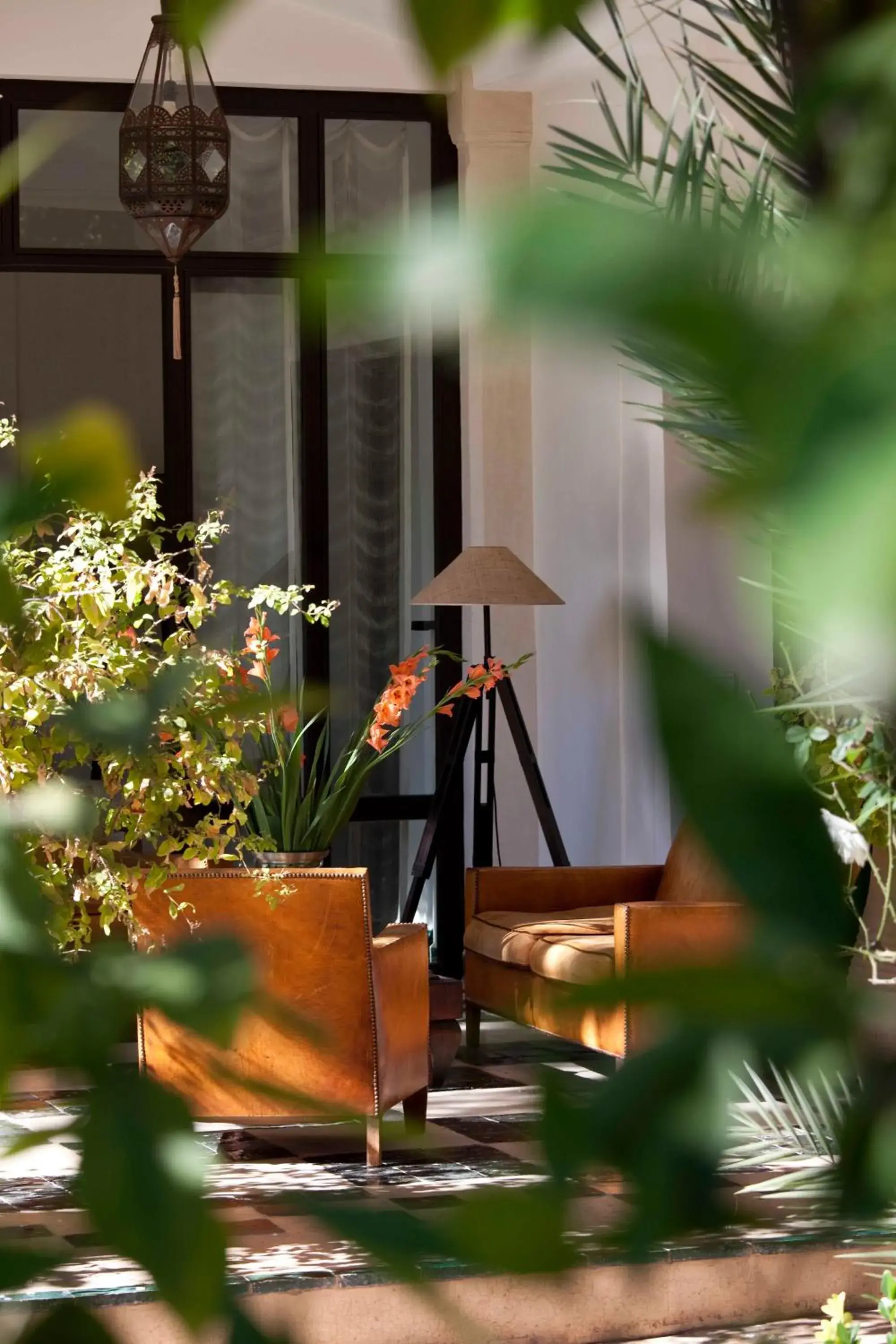 Garden view in Dar Rhizlane, Palais Table d'hôtes & SPA Garden view in Dar Rhizlane, Palais Table d'hôtes & SPA