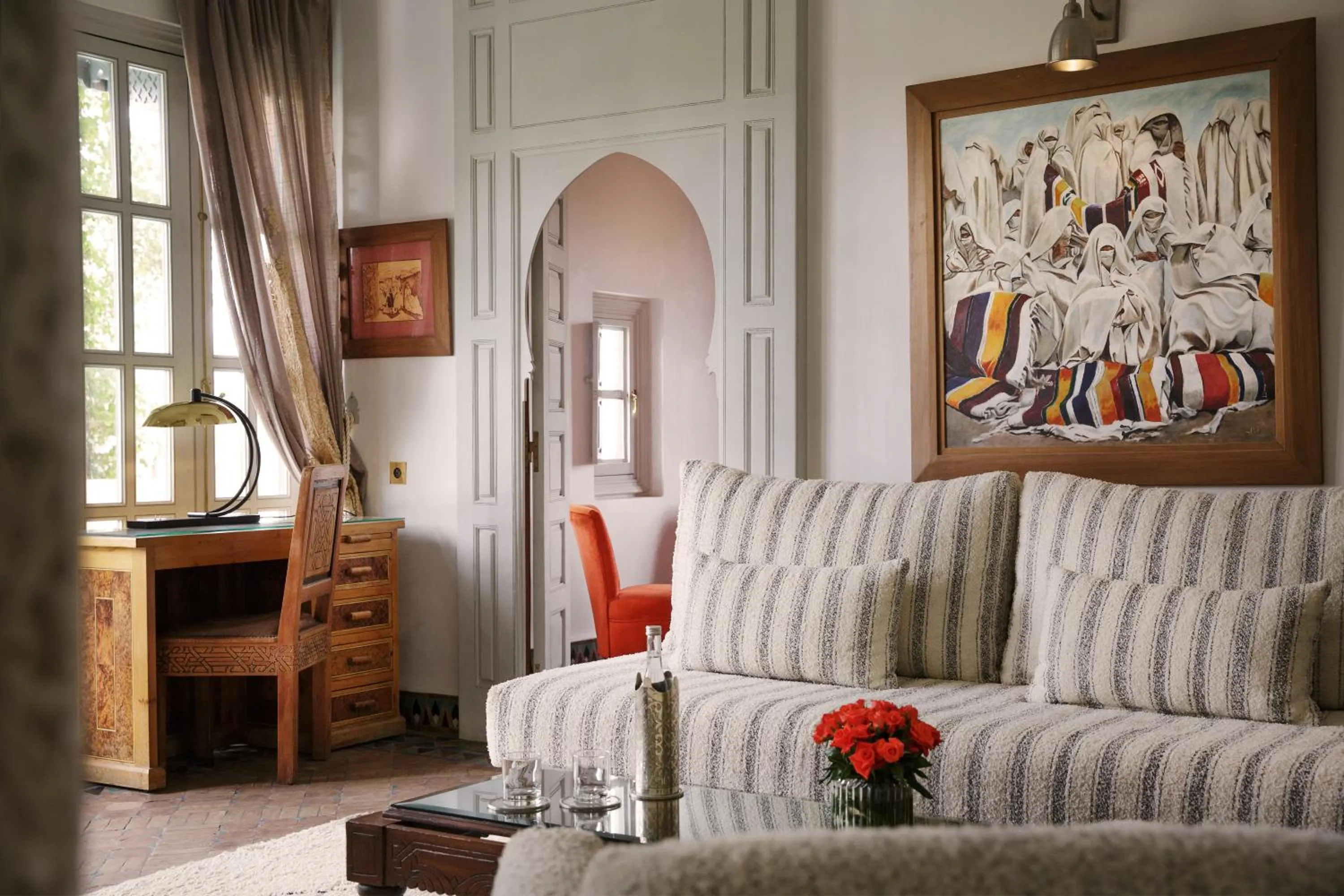 Living room in Dar Rhizlane, Palais Table d'hôtes & SPA