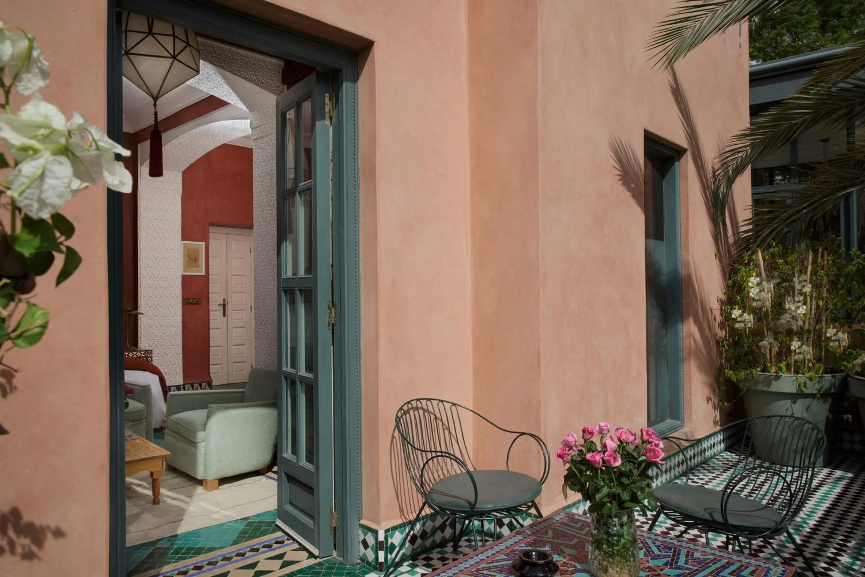 Patio in Dar Rhizlane, Palais Table d'hôtes & SPA