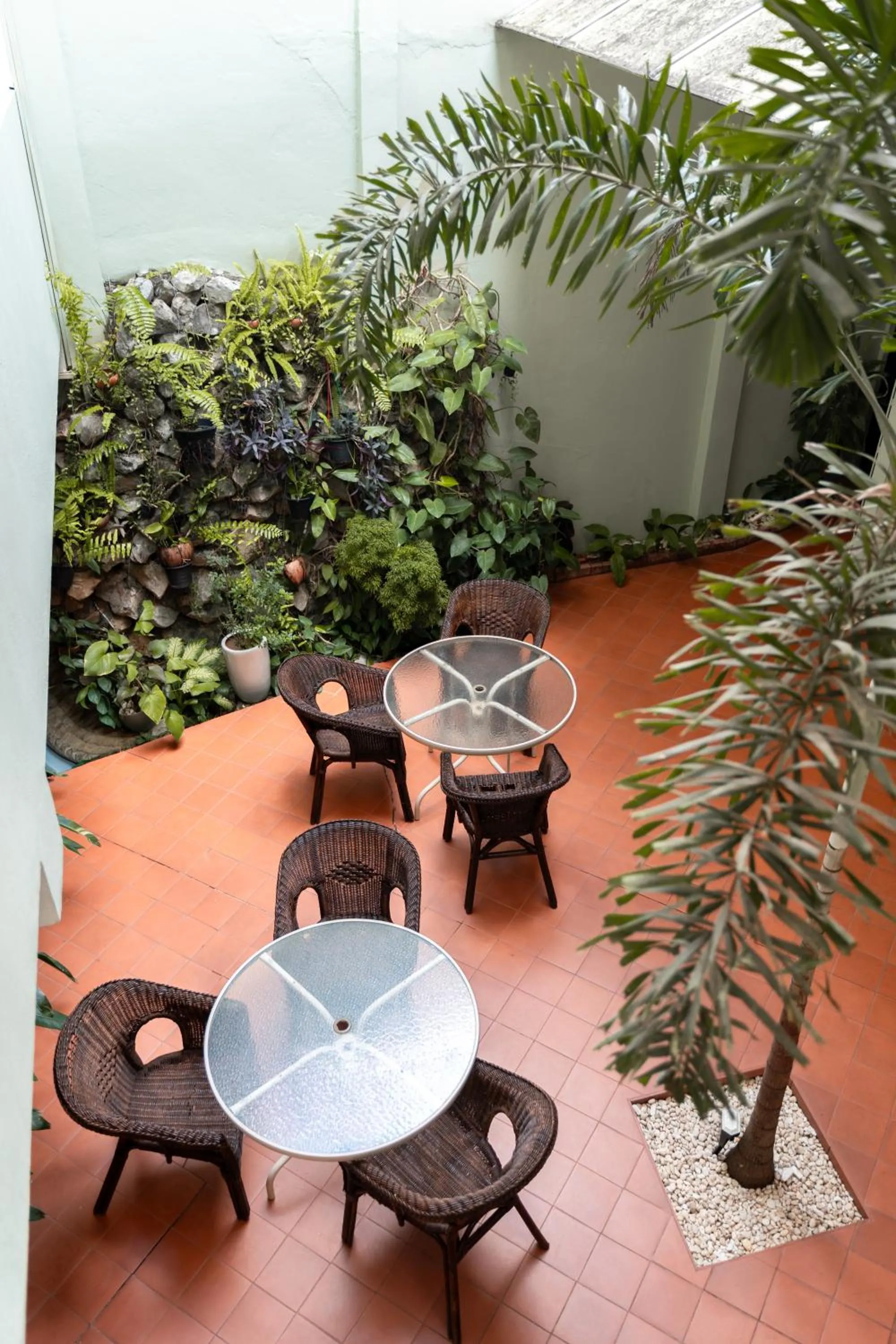 Patio in Hotel Khamvongsa