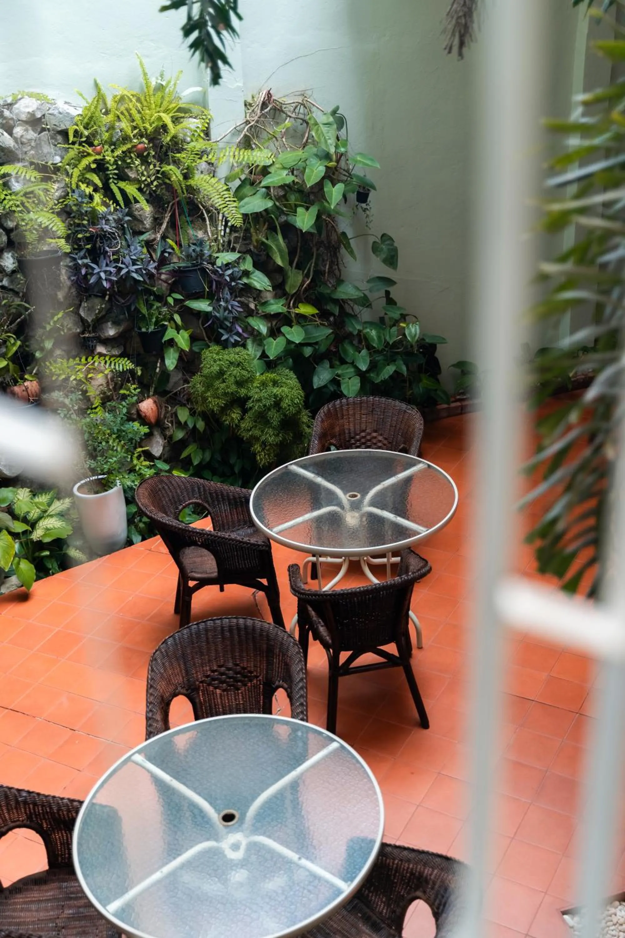 Patio in Hotel Khamvongsa