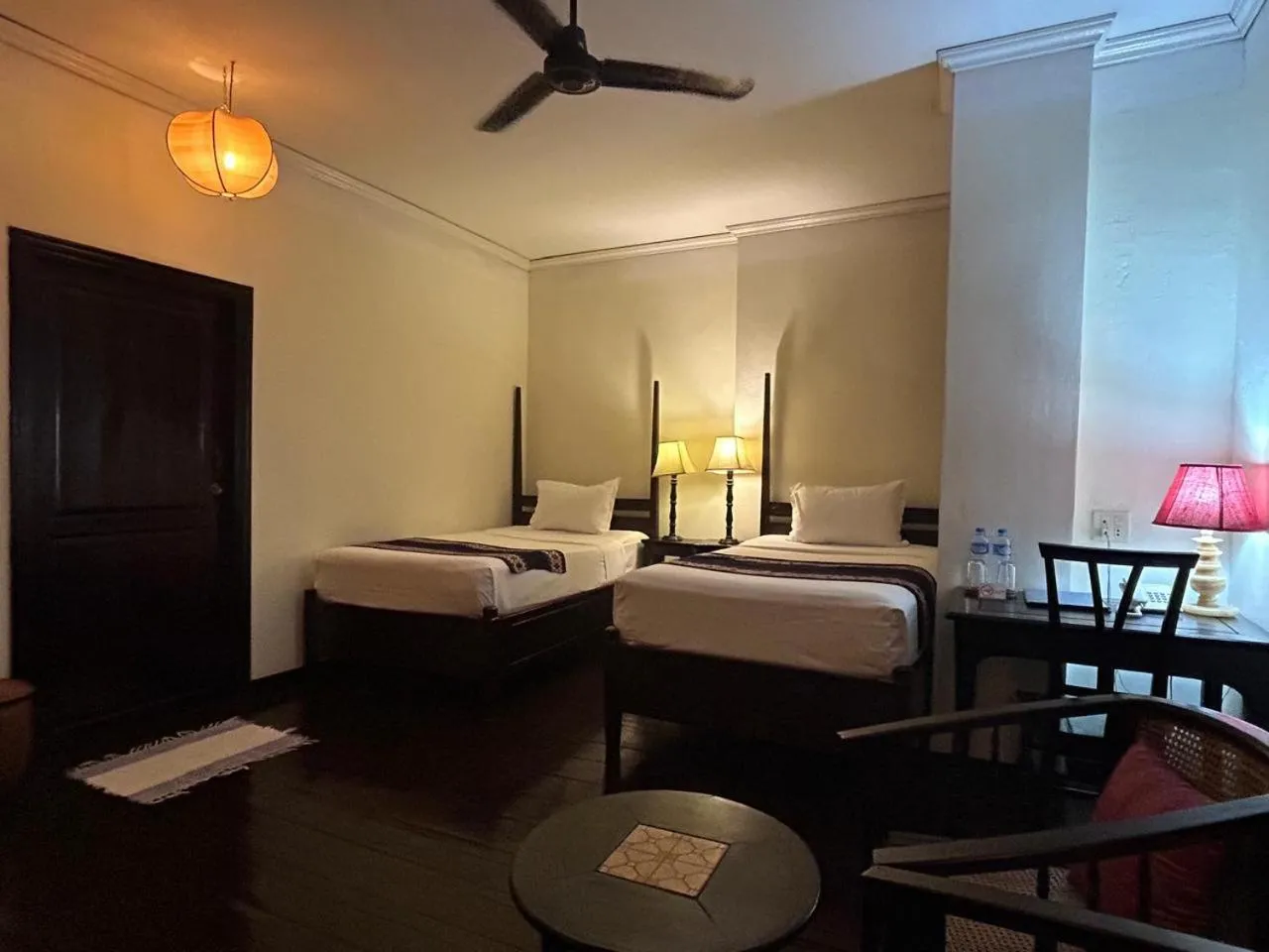 Bed in Hotel Khamvongsa