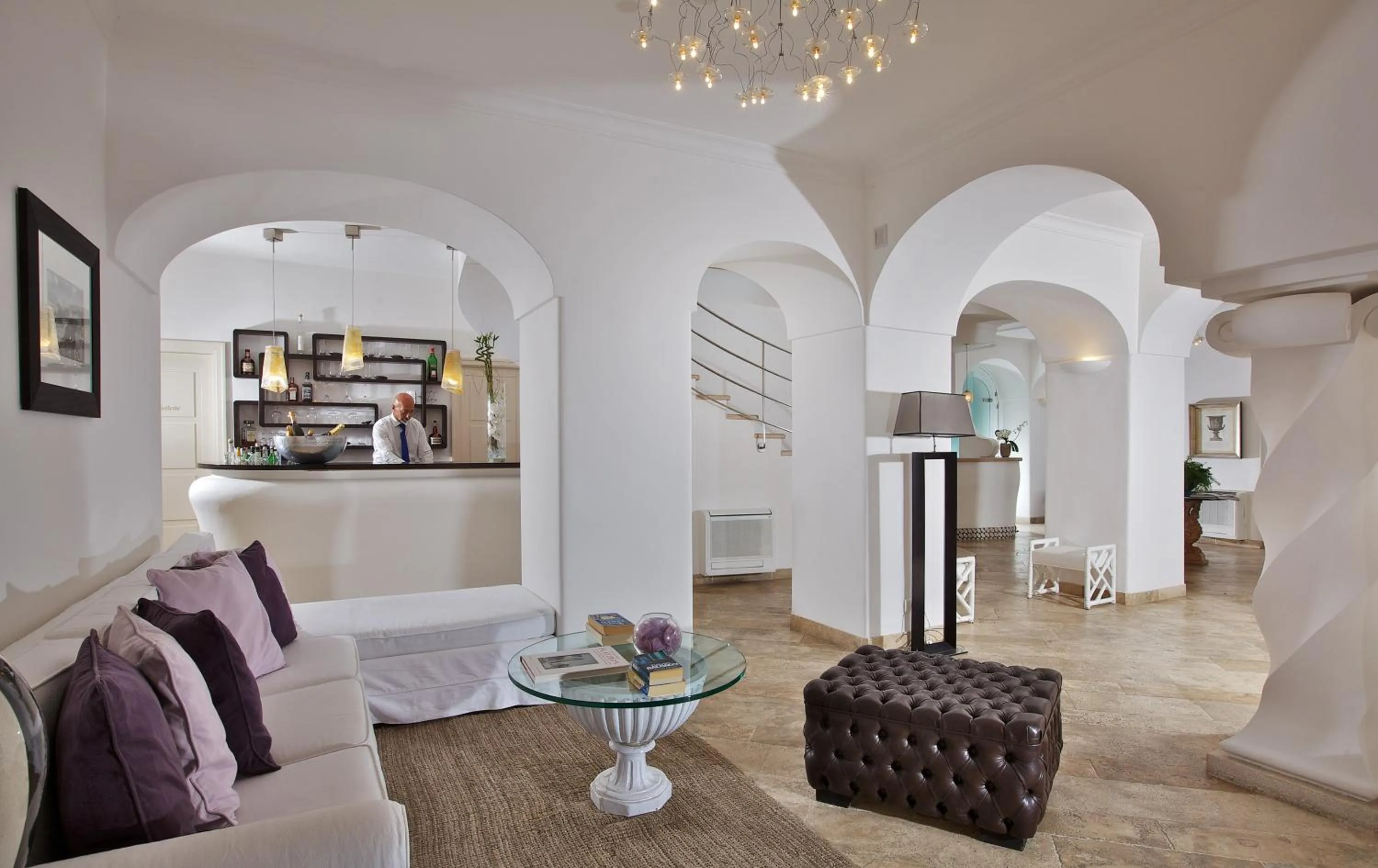 Lounge or bar in Hotel Orsa Maggiore