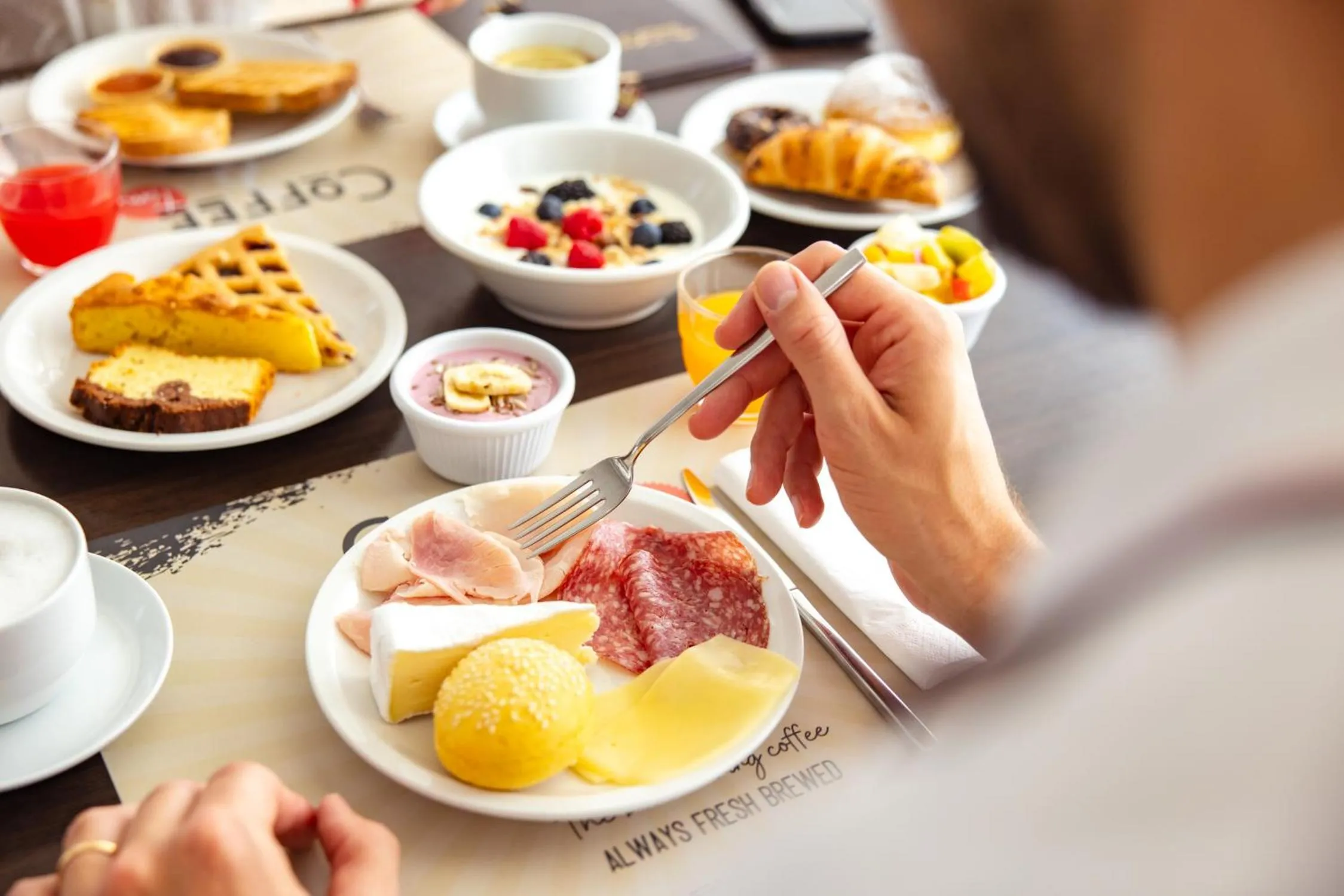 Breakfast in Hotel Tabor