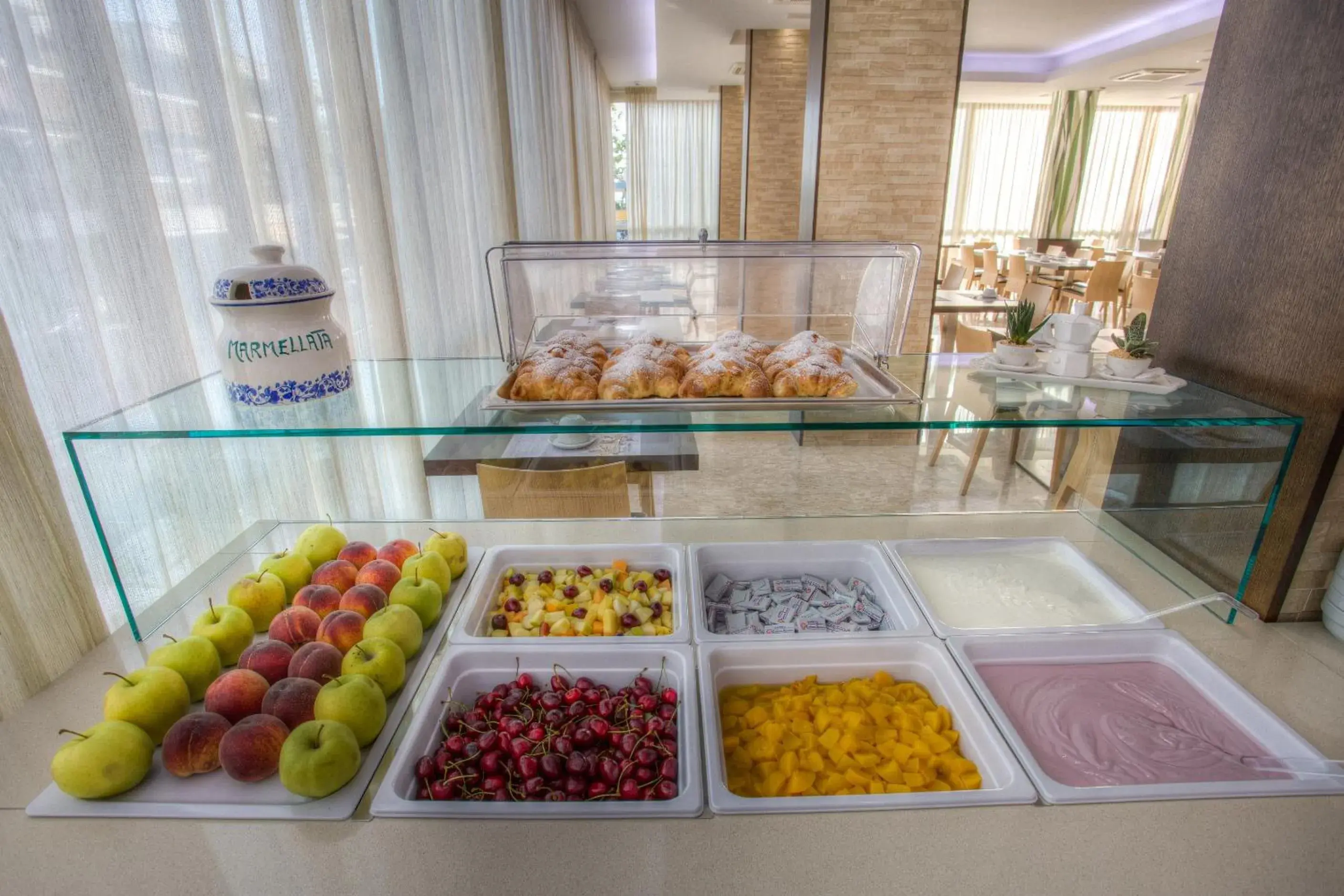Buffet breakfast, Food in Hotel Tabor