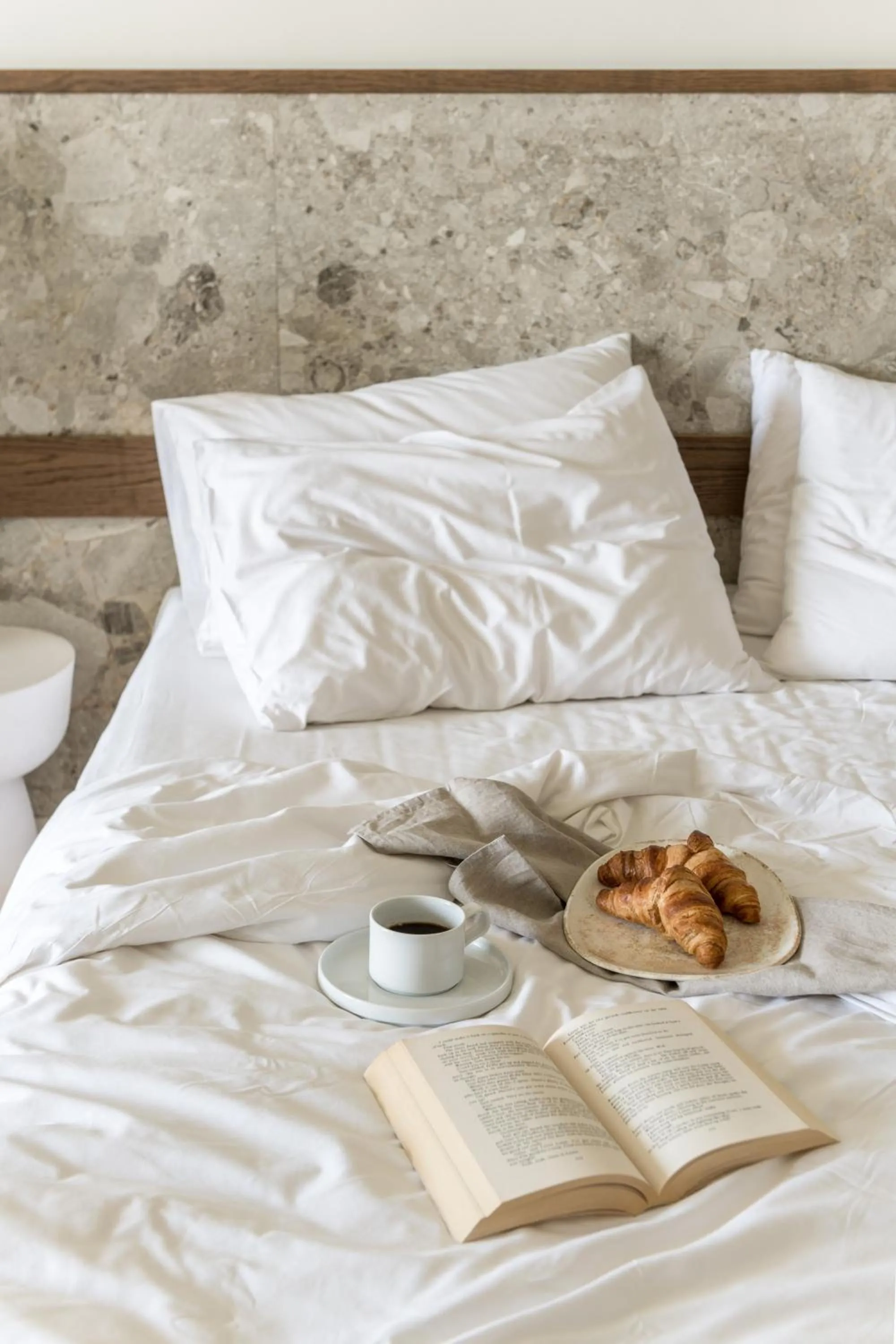 Bed in Enigma Suites