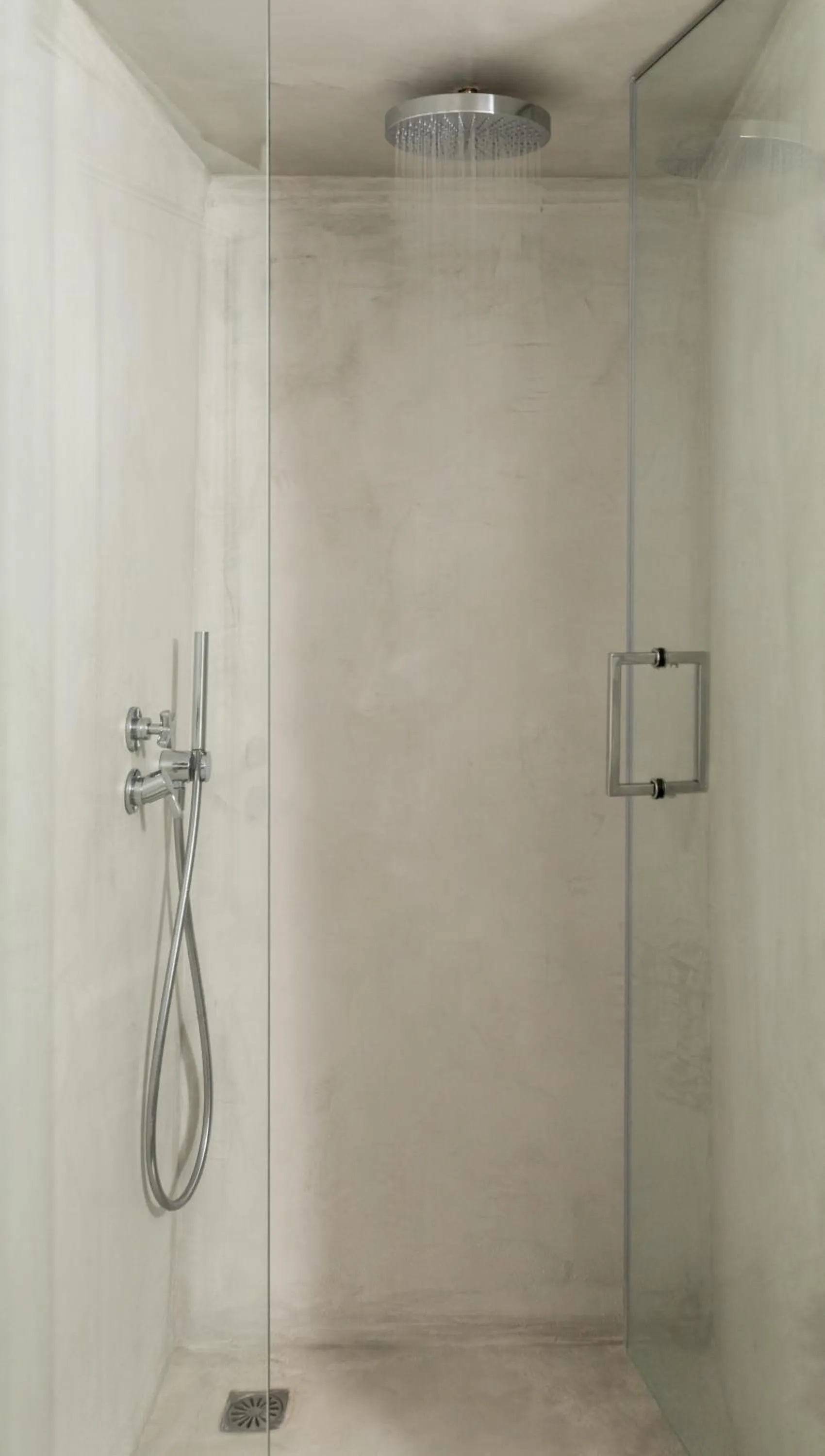 Shower in Enigma Suites