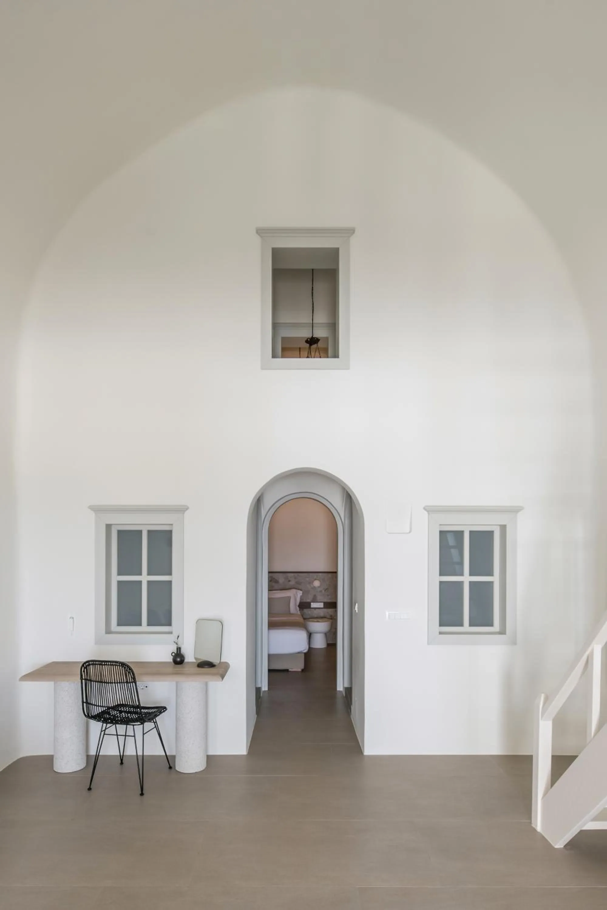 Living room in Enigma Suites