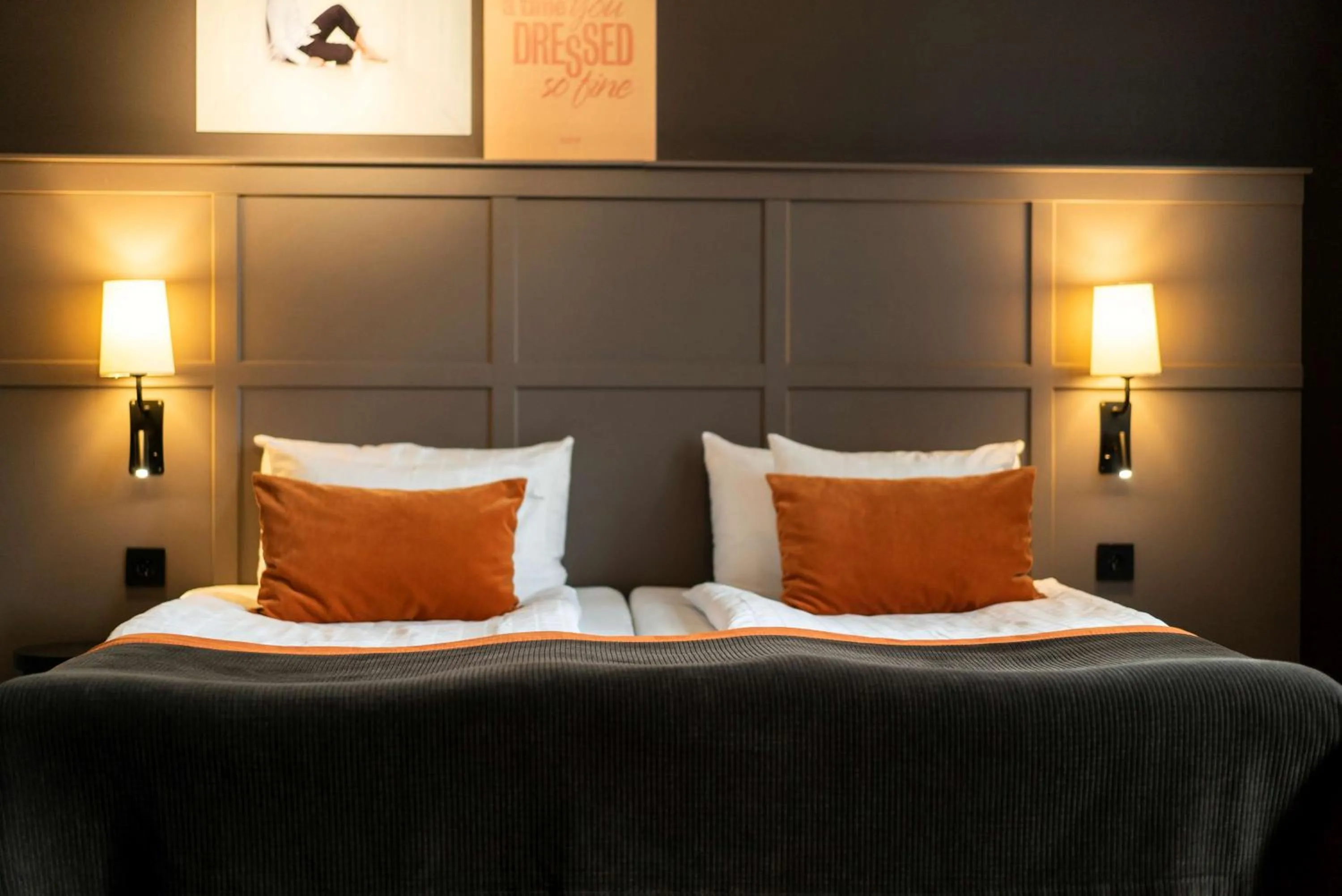 Bedroom, Bed in Scandic Grand Central