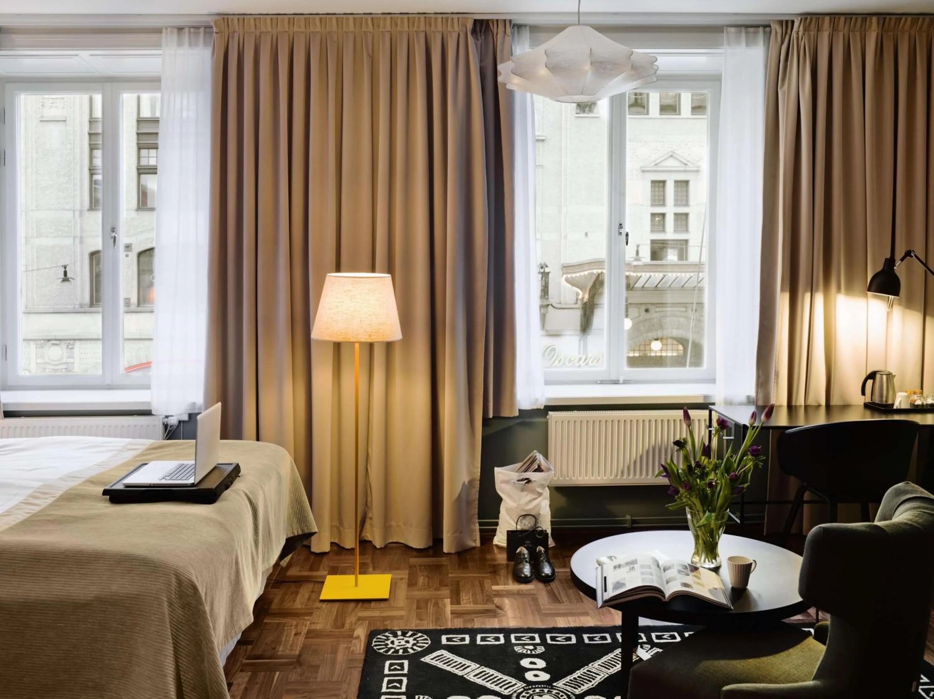 Bedroom, Bed in Scandic Grand Central