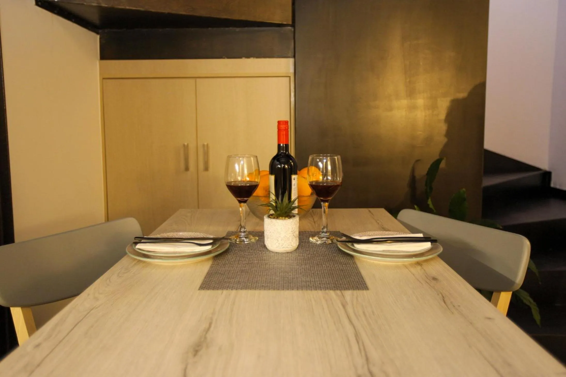 Dining area in Medusa Apartments