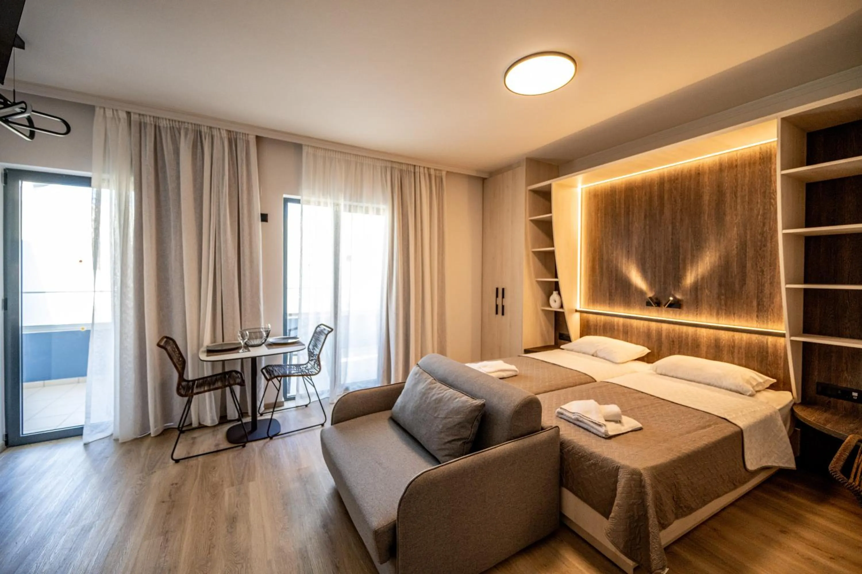 Bed in Medusa Apartments