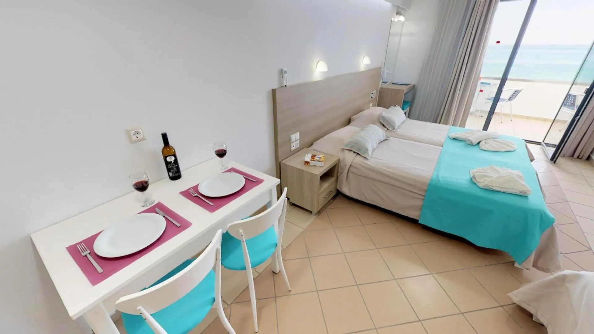 Bed in Medusa Apartments