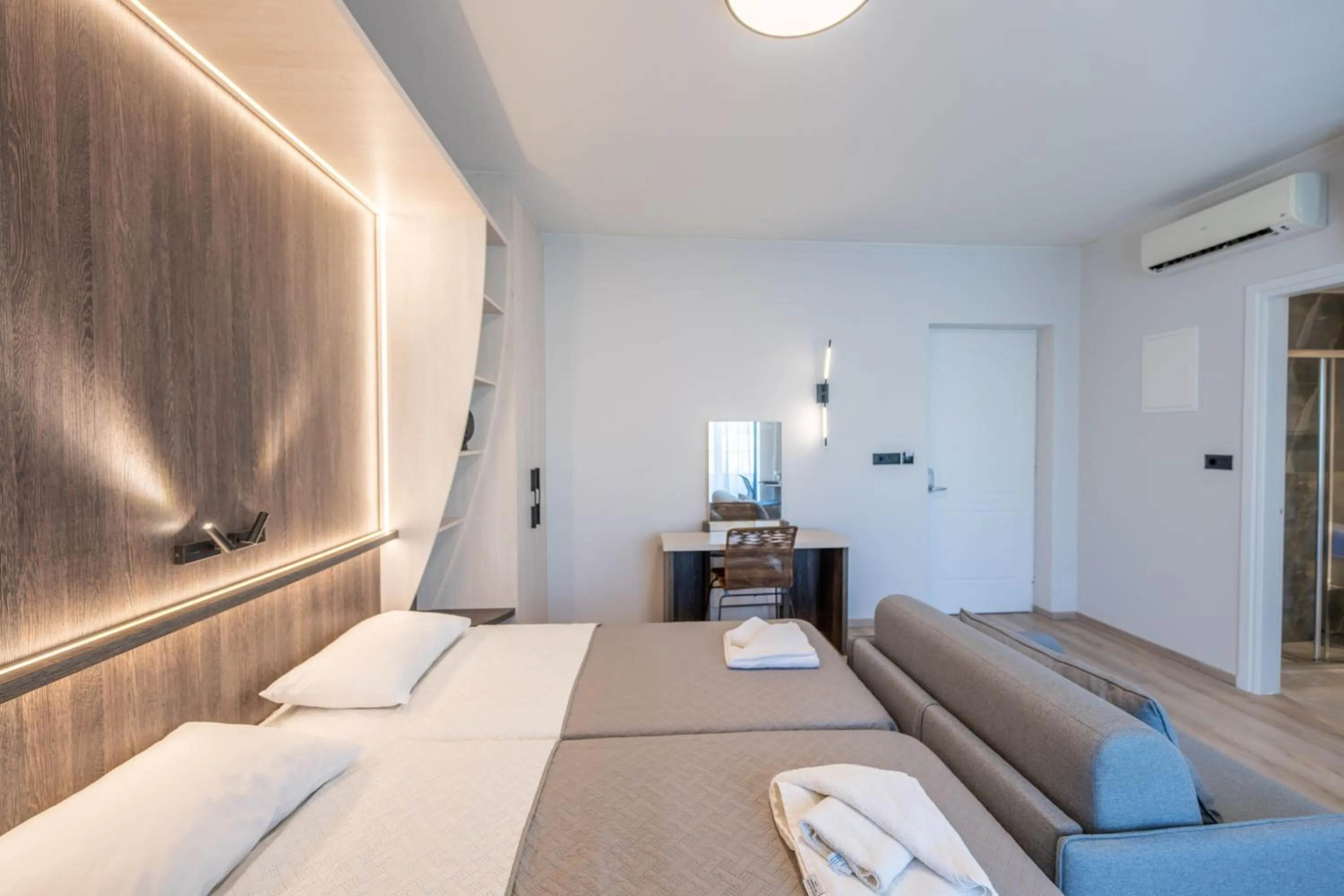 Bed in Medusa Apartments