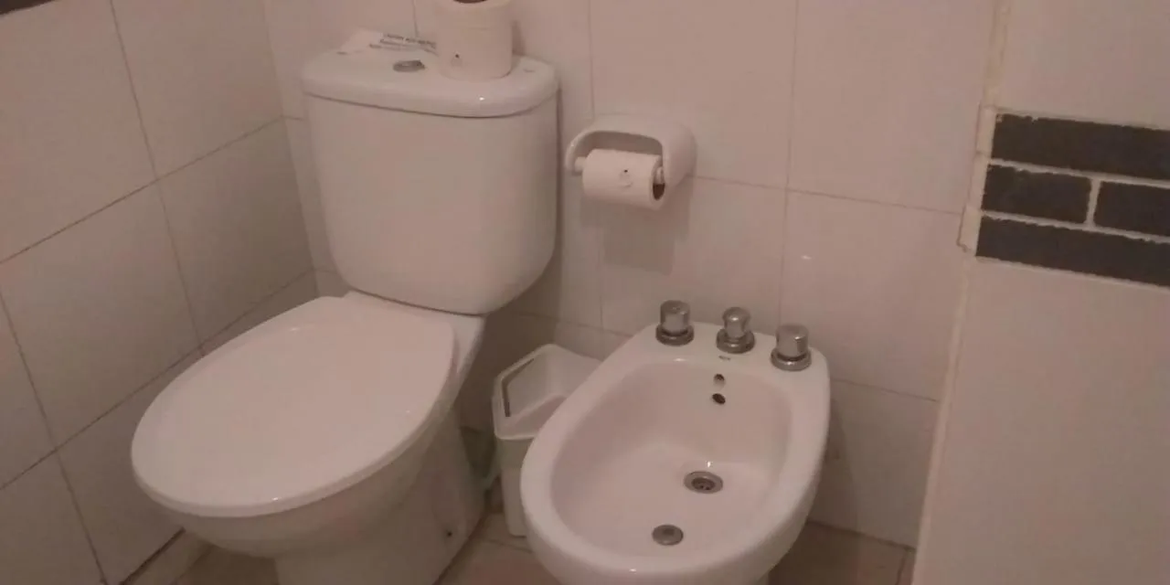 Bathroom in Apart Hotel Maue