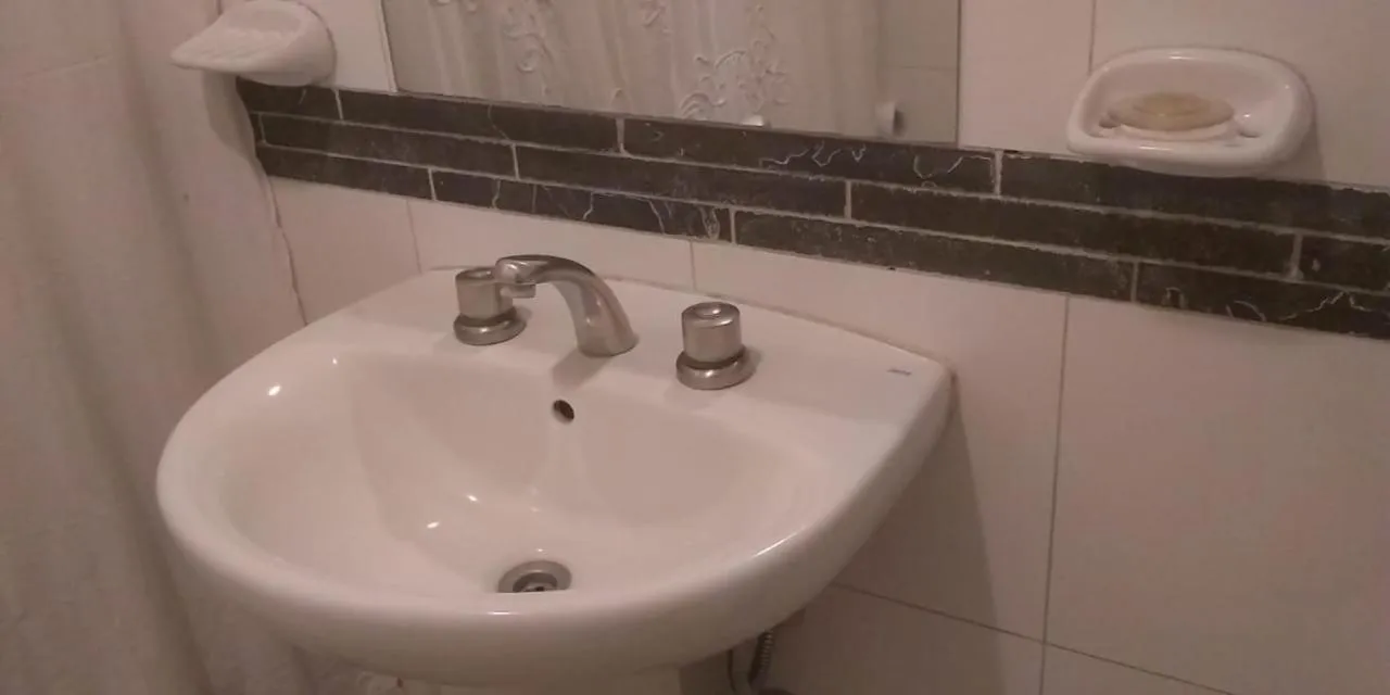 Bathroom in Apart Hotel Maue