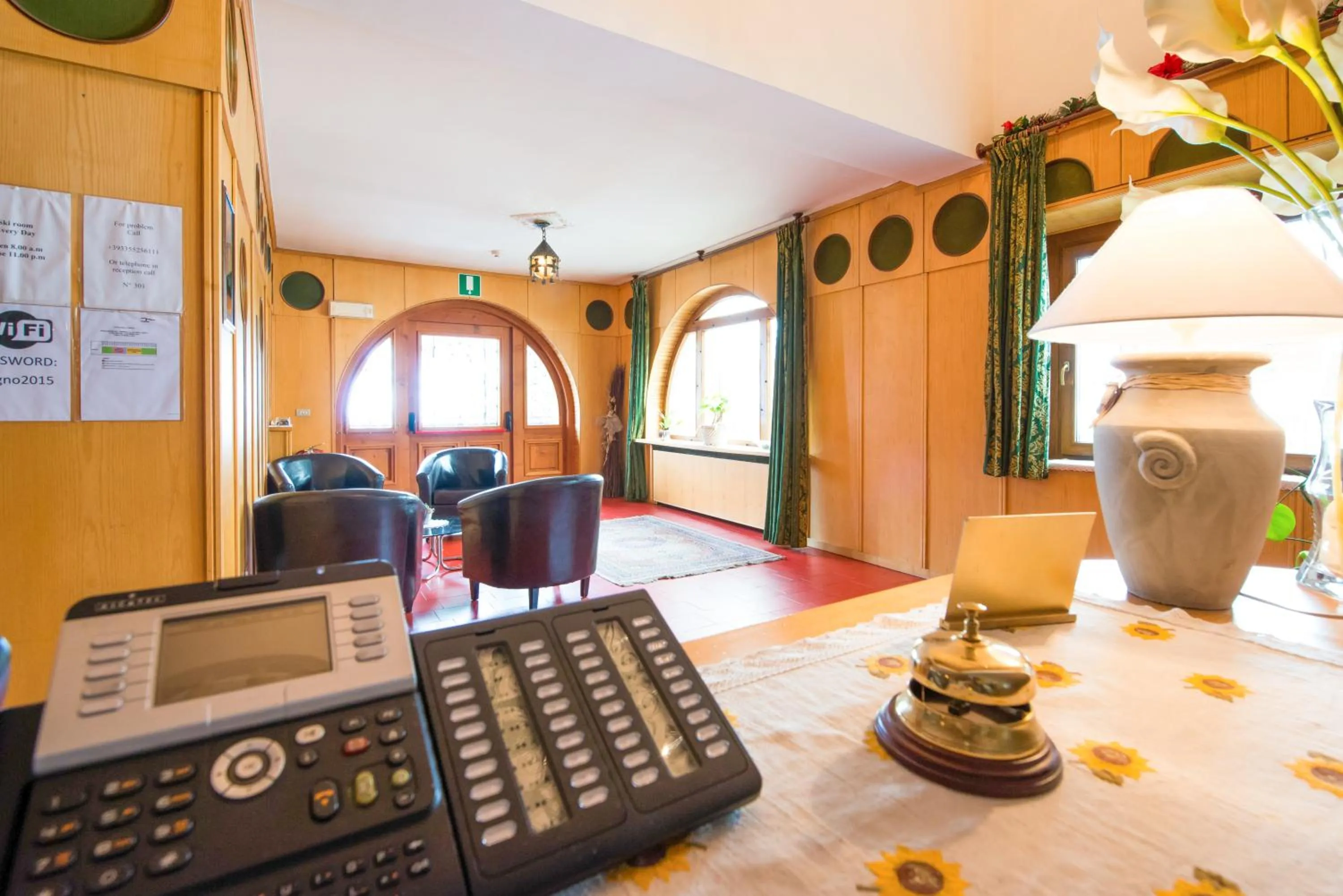 Lobby or reception in Hotel Loredana