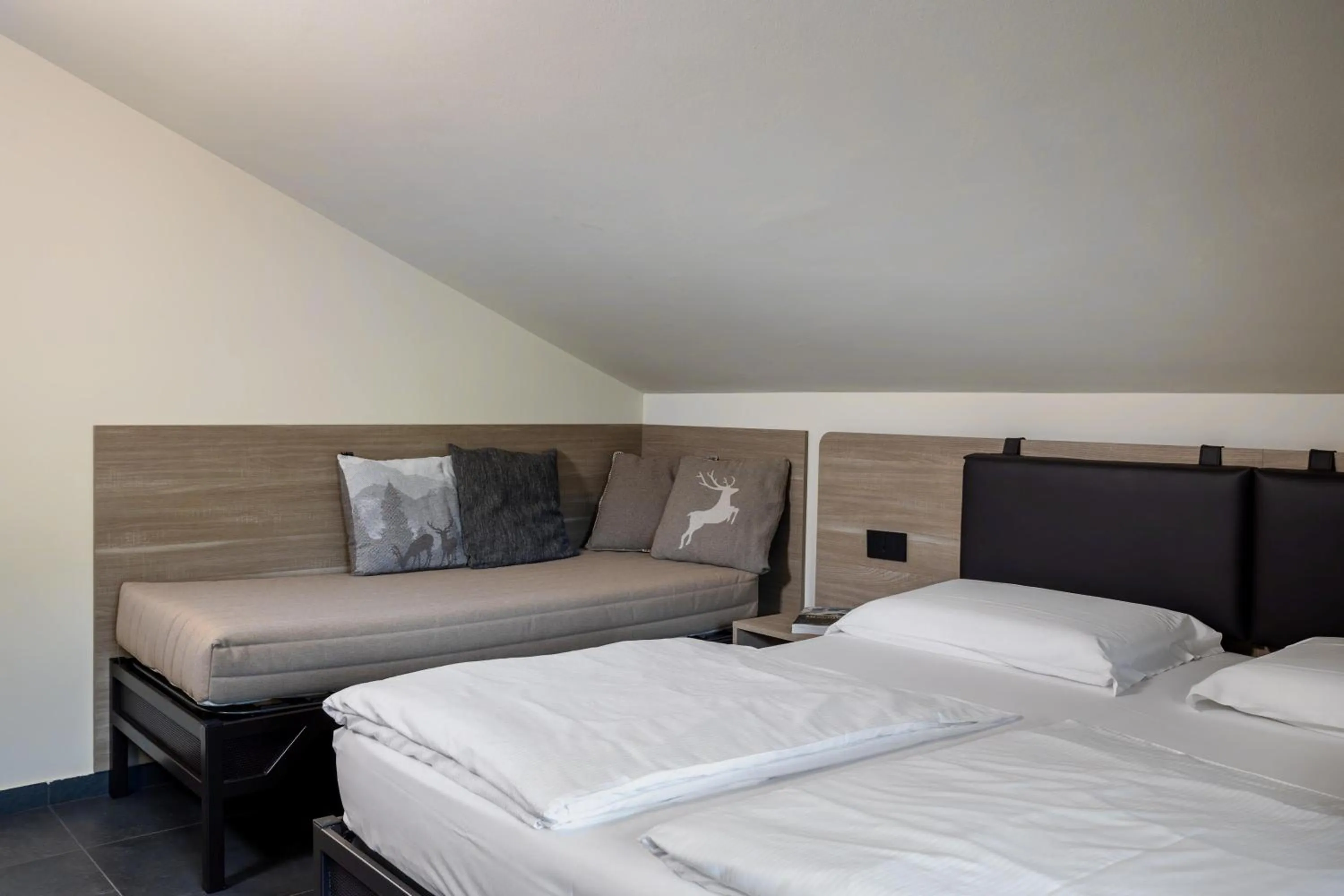 Bed in Hotel Loredana