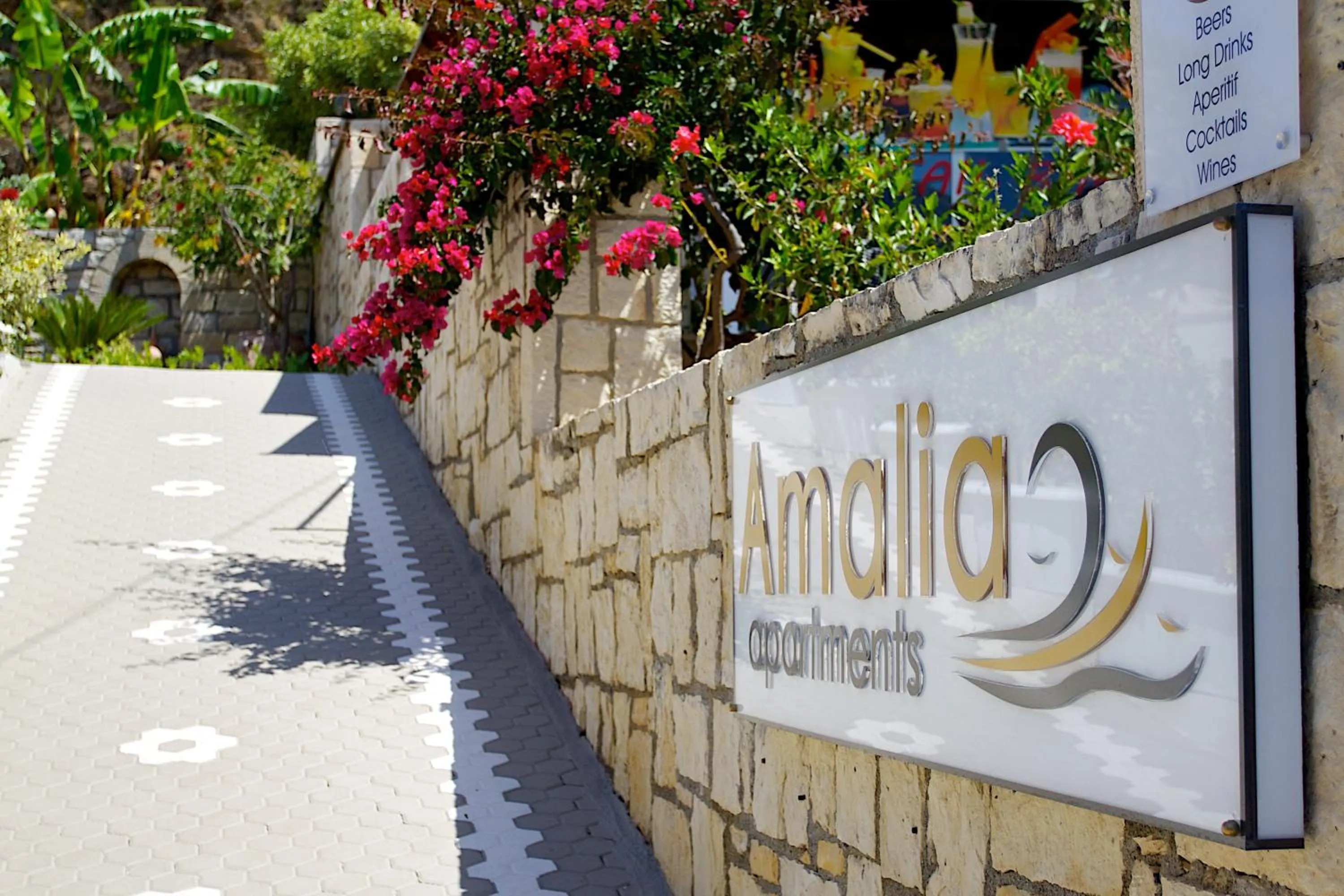 Facade/entrance in Amalia Apartments