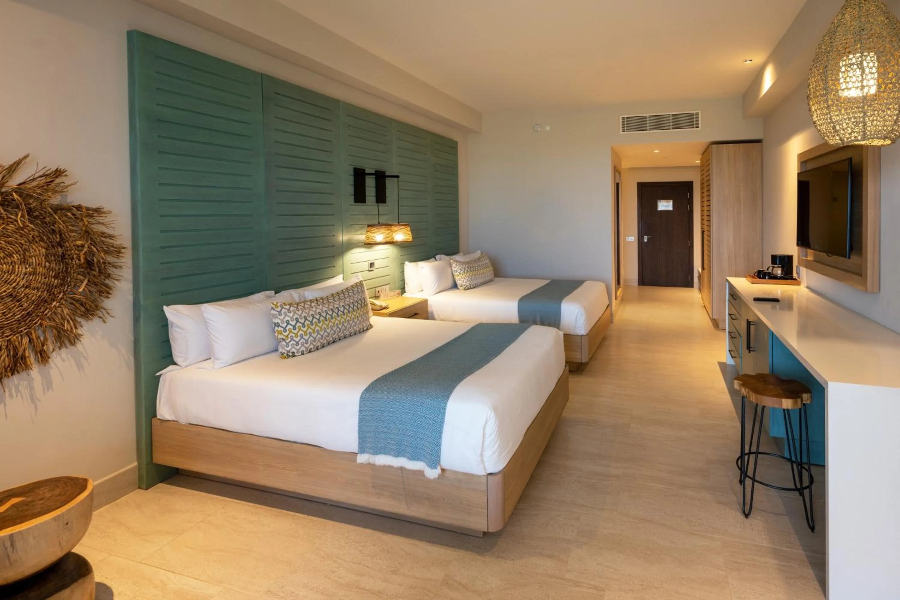 Bed in Adults Only Club at Lopesan Costa Bávaro Resort