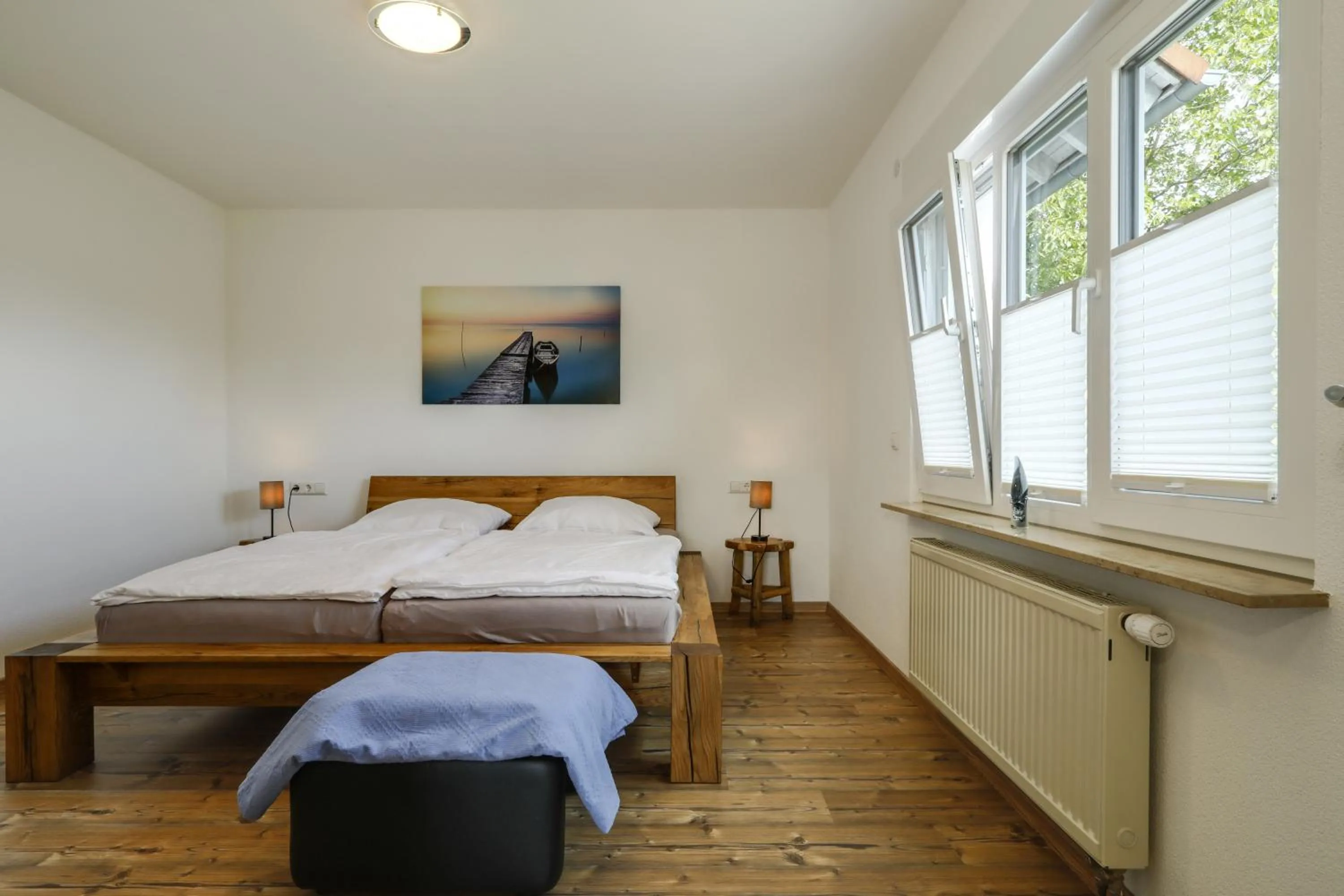 Living room, Bed in Ferienwohnung Eberle