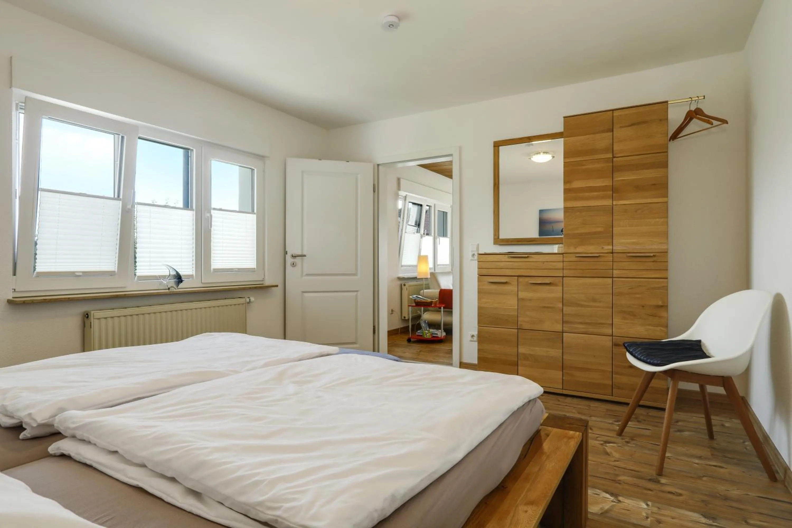 Living room, Bed in Ferienwohnung Eberle