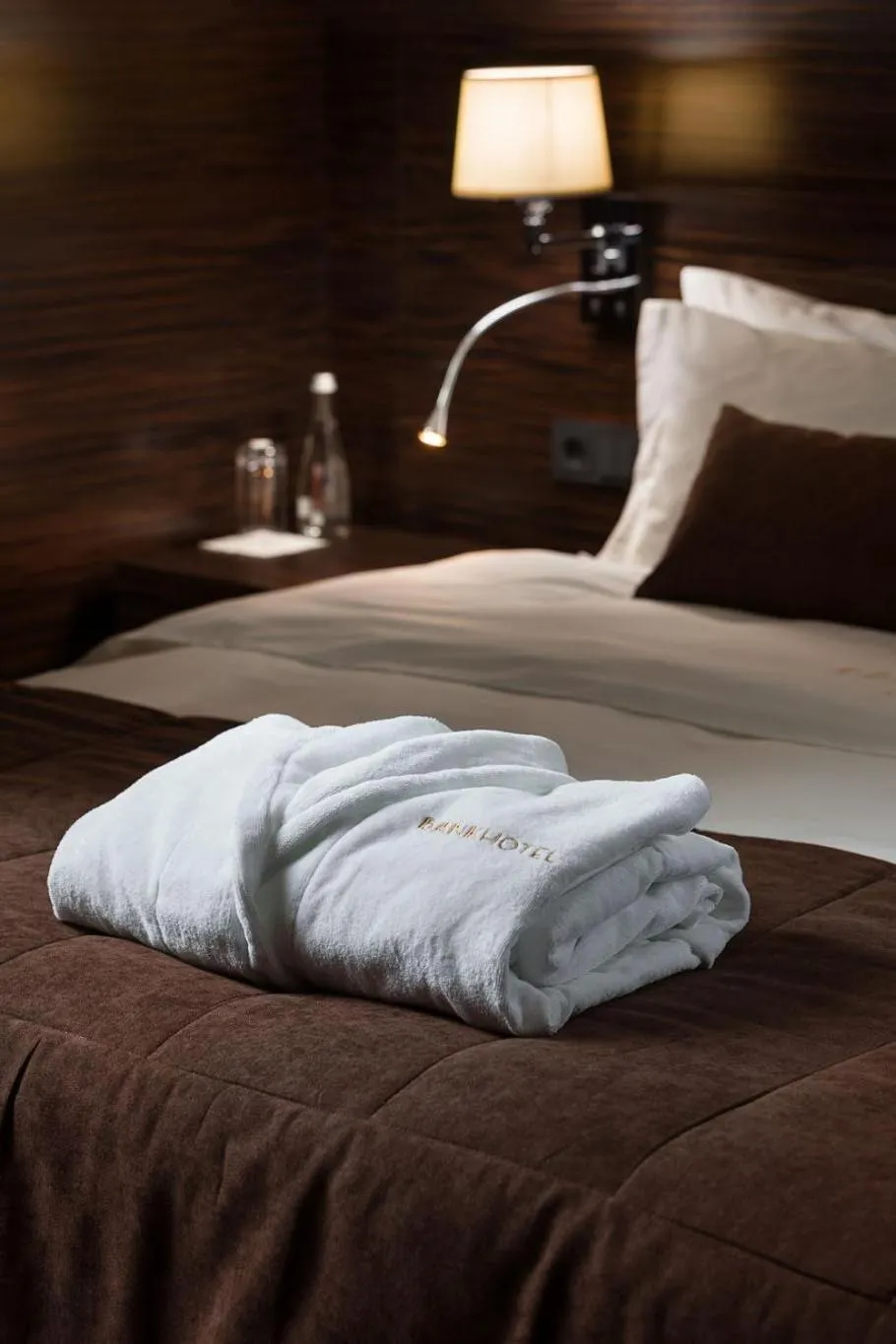 Decorative detail, Bed in BANKHOTEL