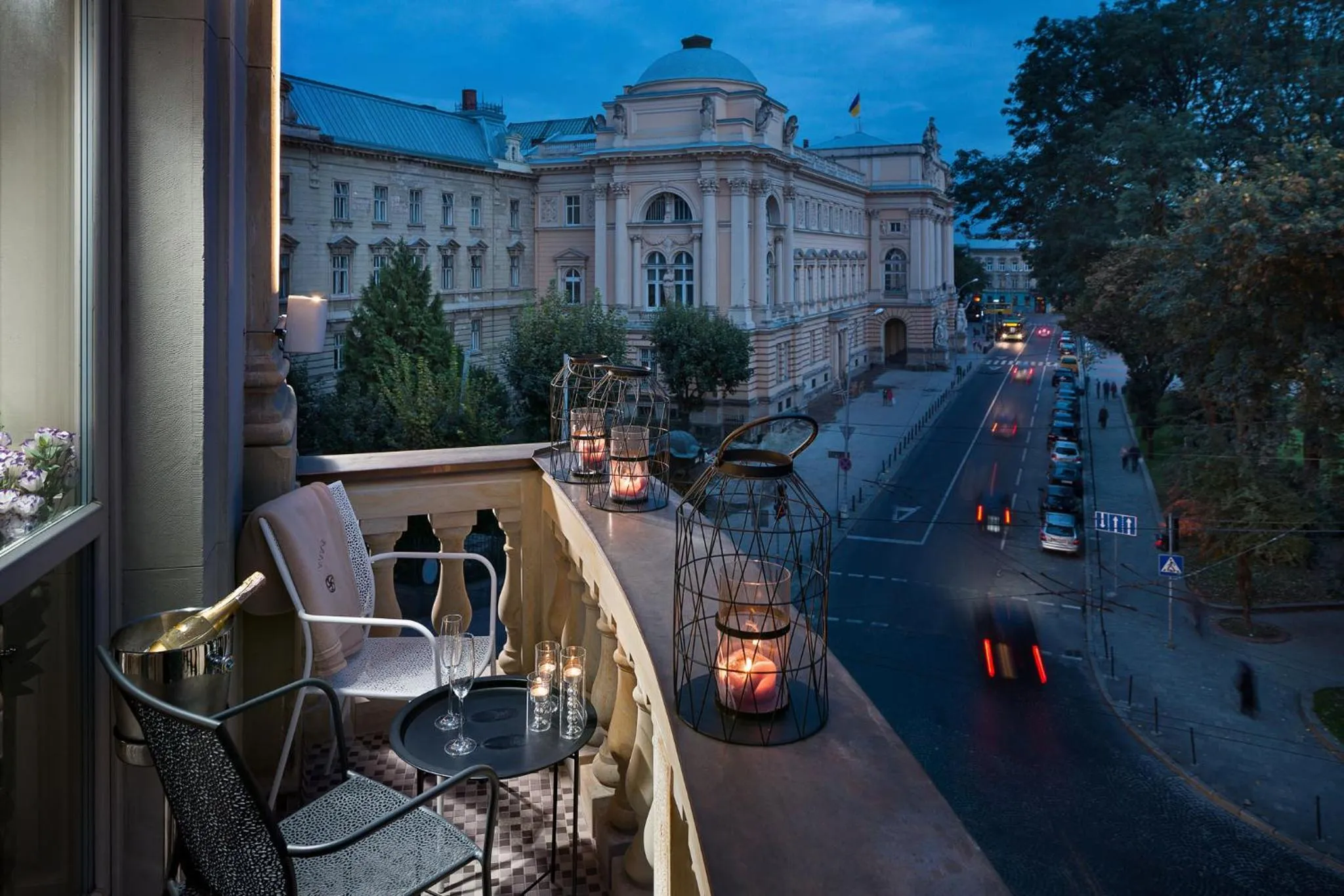 Balcony/Terrace in BANKHOTEL