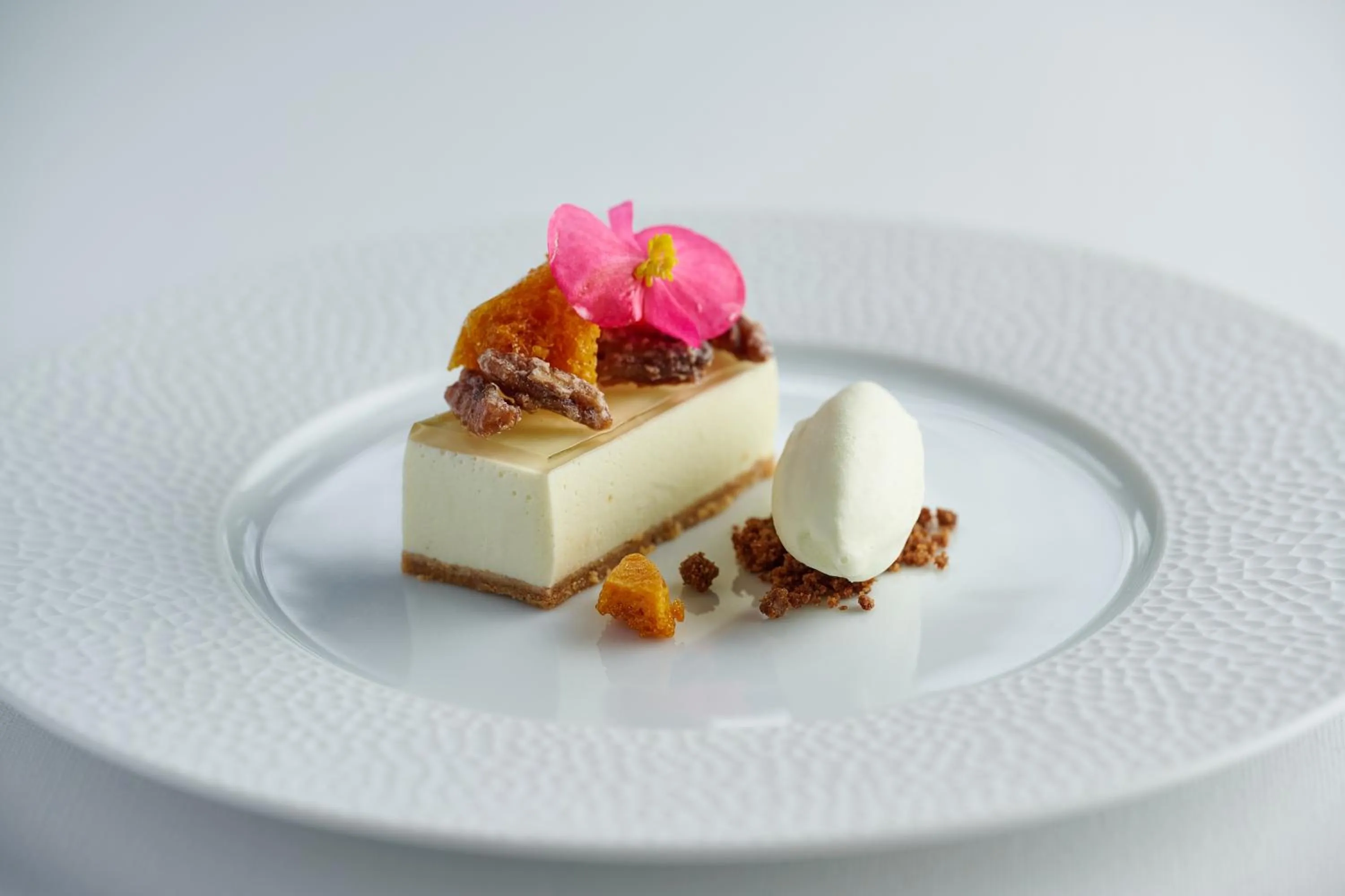 Food close-up in Fischers Baslow Hall - Chatsworth