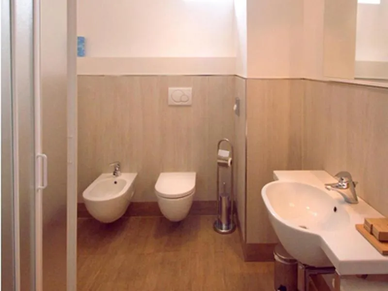 Bathroom in Hotel Giulio Cesare