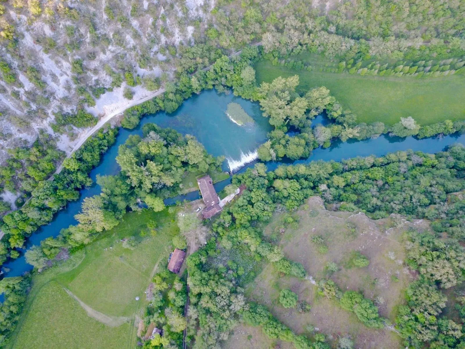 Bird's eye view in Moulin de Latreille
