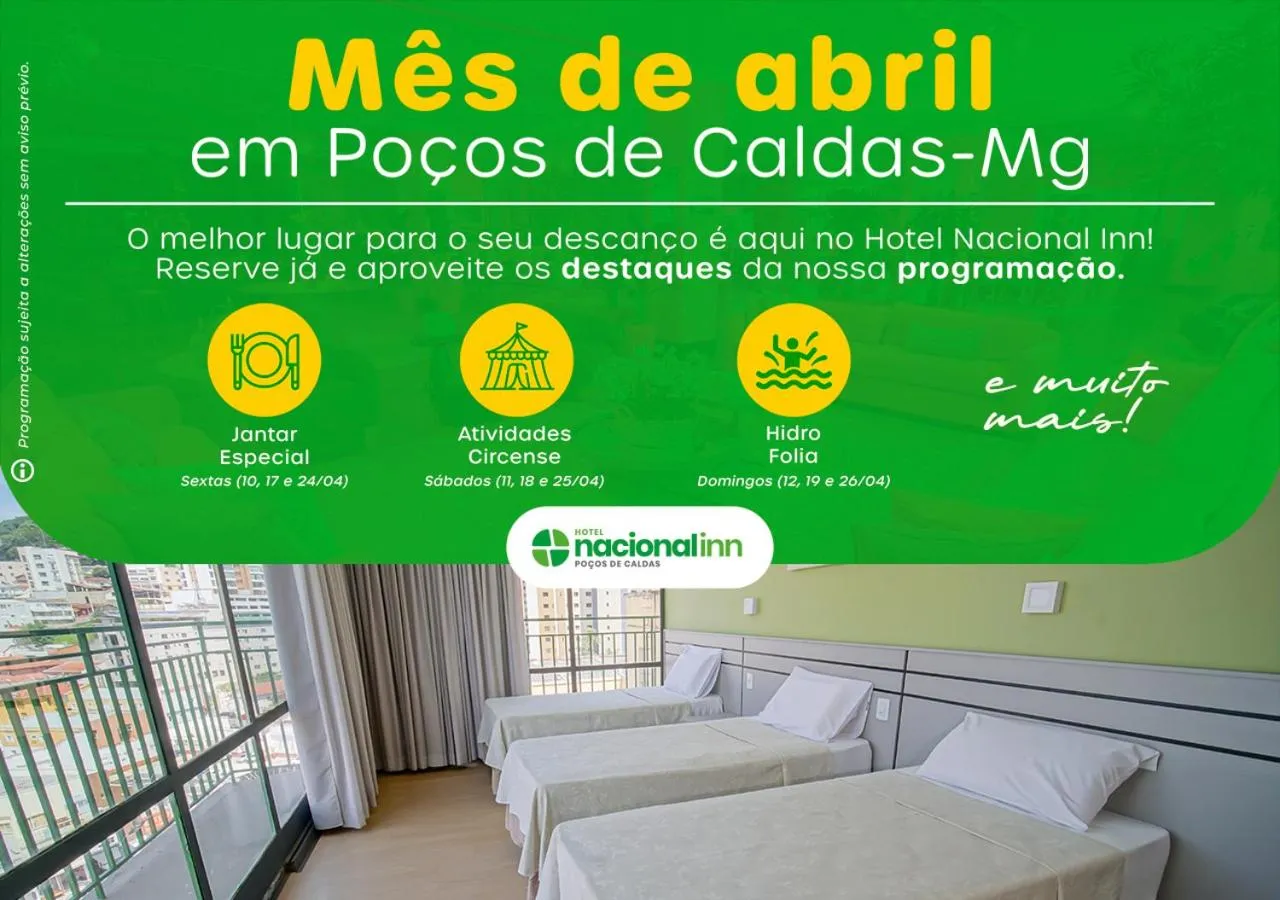 Activities in Hotel Nacional Inn Poços de Caldas - Lazer completo e Gastronomia no Centro