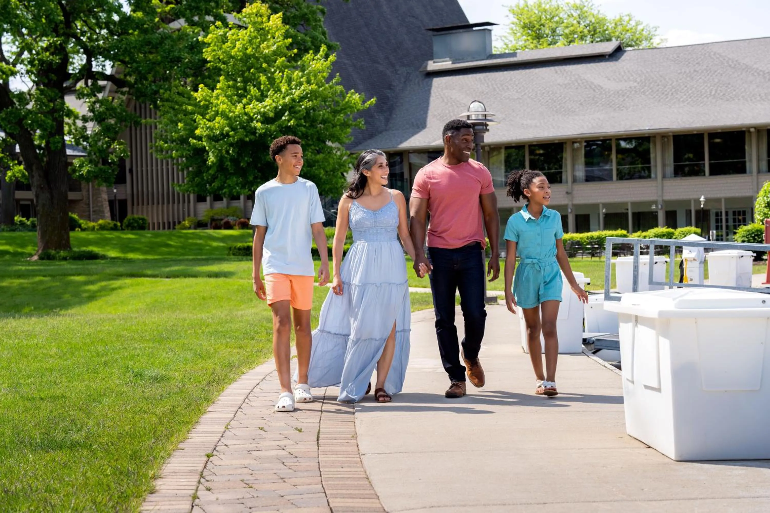 People in The Abbey Resort