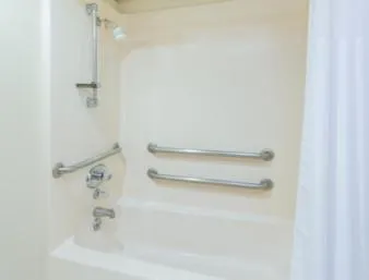 Shower in Days Inn & Suites by Wyndham Rocky Mount Golden East